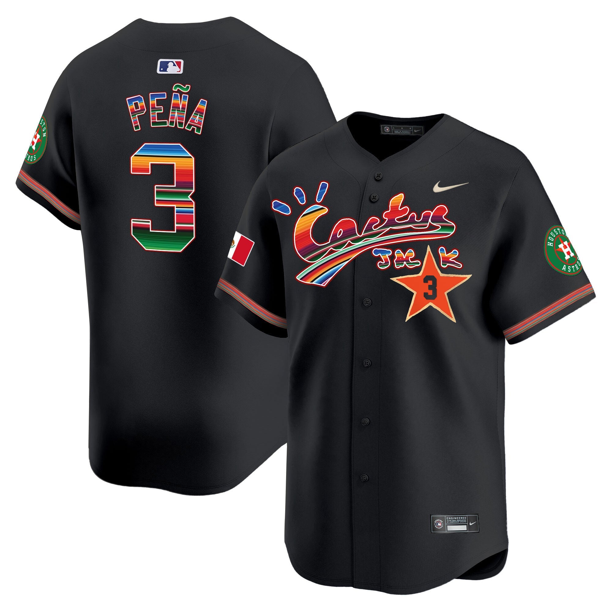 Men’s Houston Mexico Cactus Jack Vapor Premier Limited Jersey