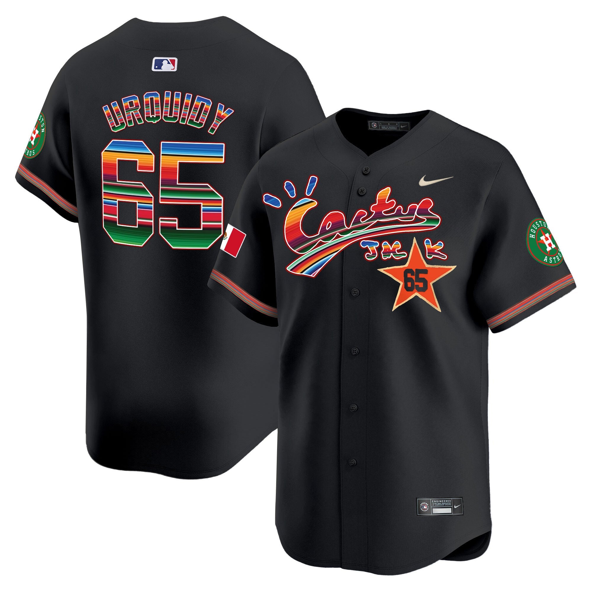 Men’s Houston Mexico Cactus Jack Vapor Premier Limited Jersey