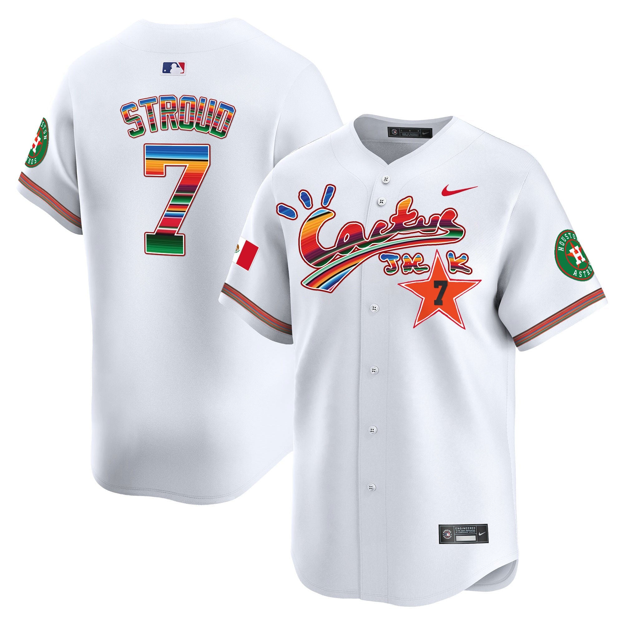 Men’s Houston Mexico Cactus Jack Vapor Premier Limited Jersey