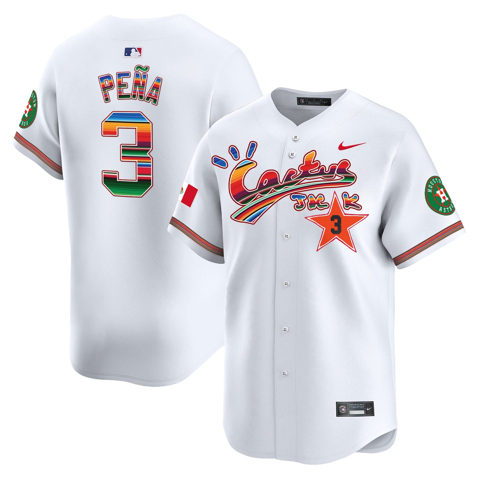 Men’s Houston Mexico Cactus Jack Vapor Premier Limited Jersey