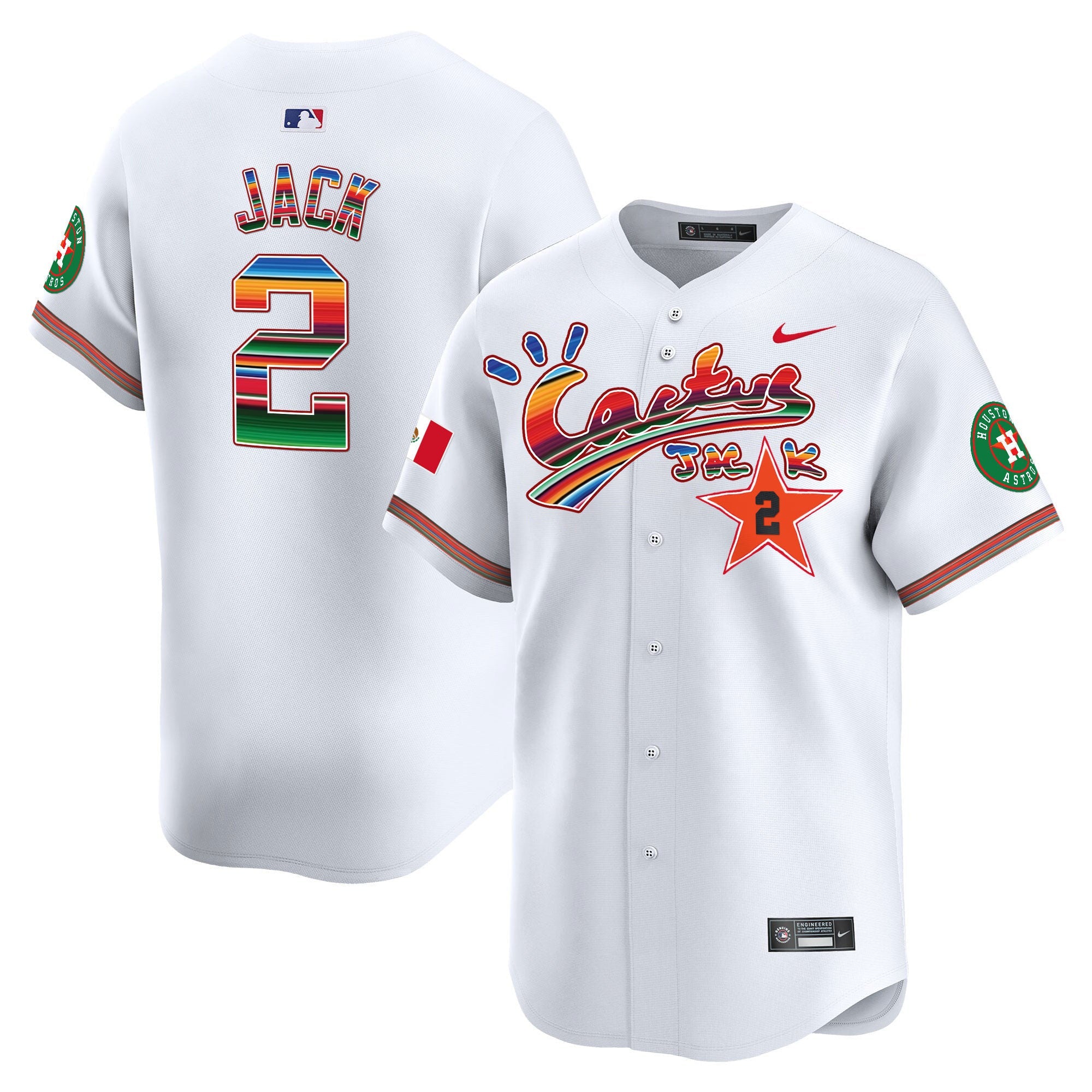 Men’s Houston Mexico Cactus Jack Vapor Premier Limited Jersey