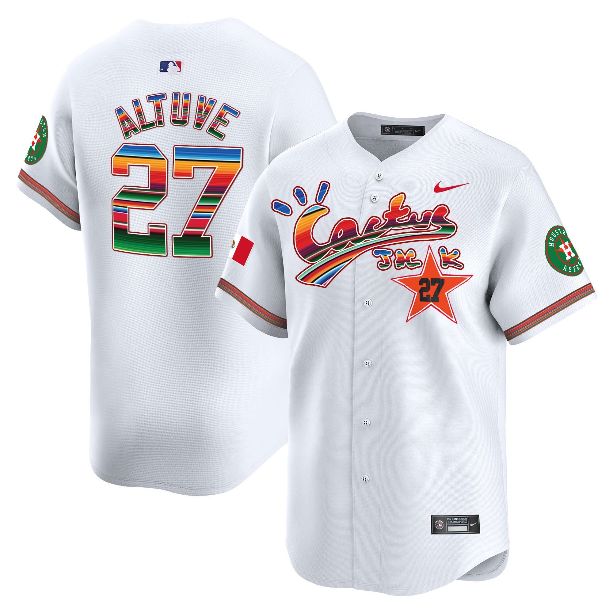 Men’s Houston Mexico Cactus Jack Vapor Premier Limited Jersey