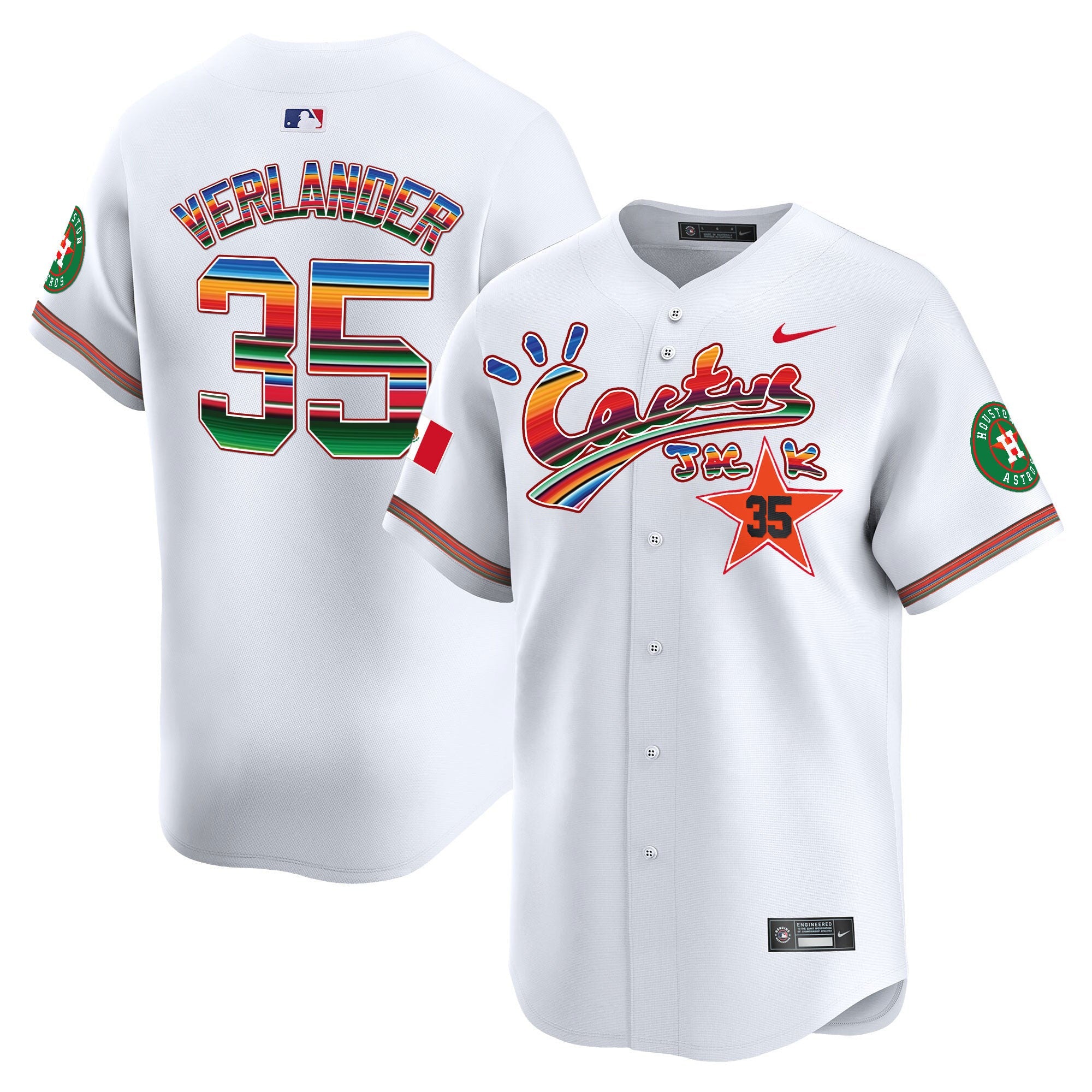 Men’s Houston Mexico Cactus Jack Vapor Premier Limited Jersey