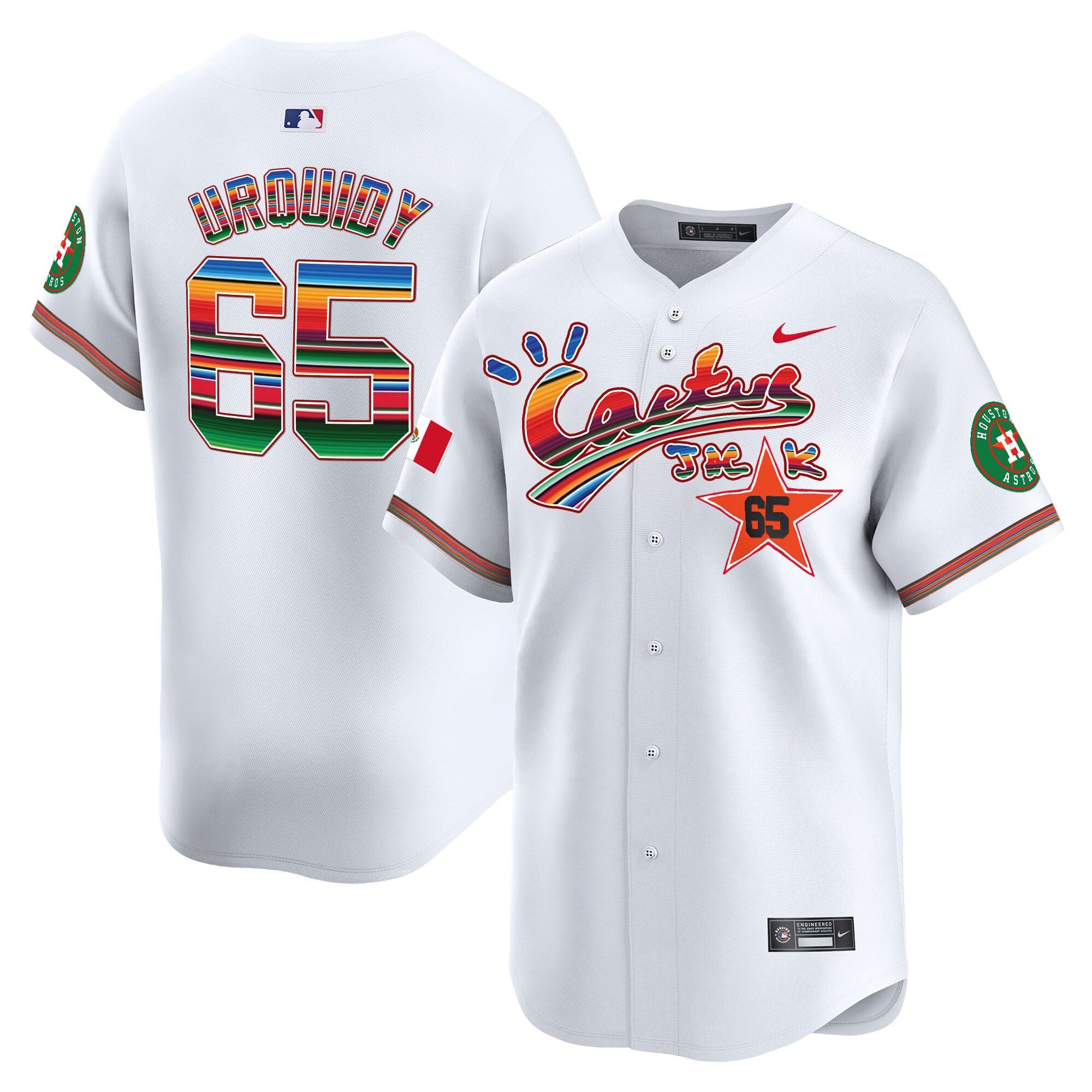 Men’s Houston Mexico Cactus Jack Vapor Premier Limited Jersey