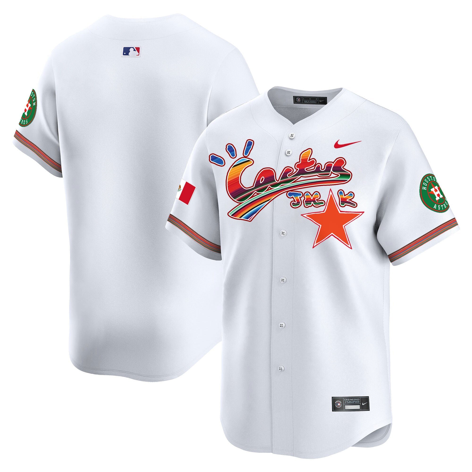 Men’s Houston Mexico Cactus Jack Vapor Premier Limited Jersey
