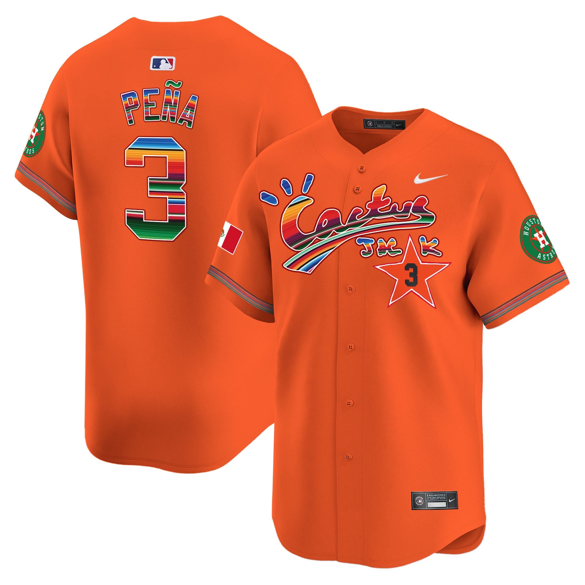 Men’s Houston Mexico Cactus Jack Vapor Premier Limited Jersey