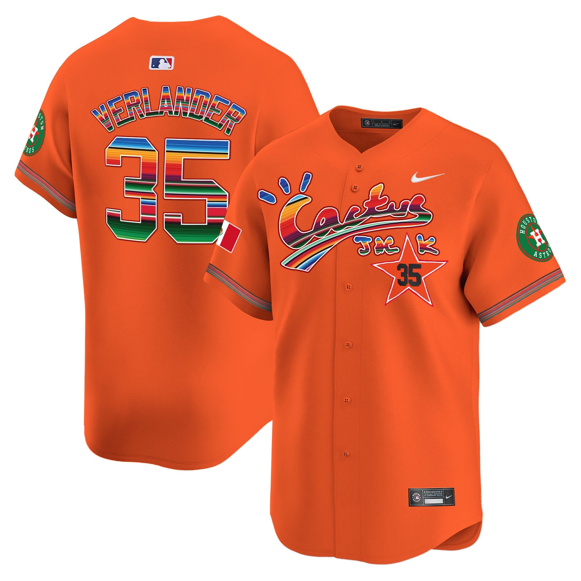 Men’s Houston Mexico Cactus Jack Vapor Premier Limited Jersey