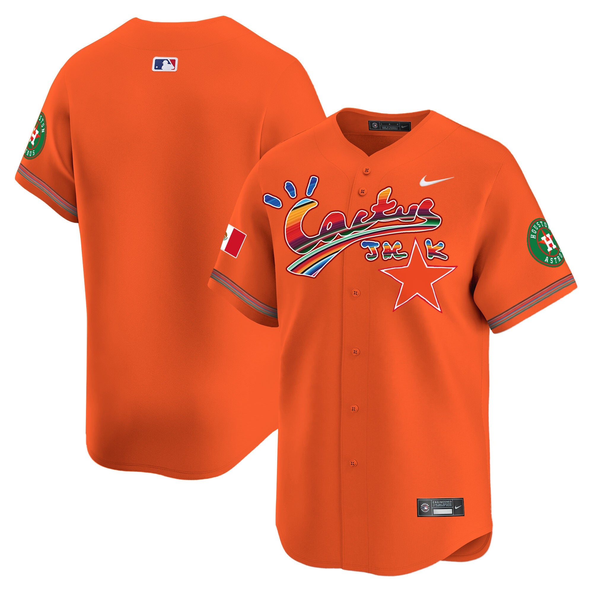 Men’s Houston Mexico Cactus Jack Vapor Premier Limited Jersey
