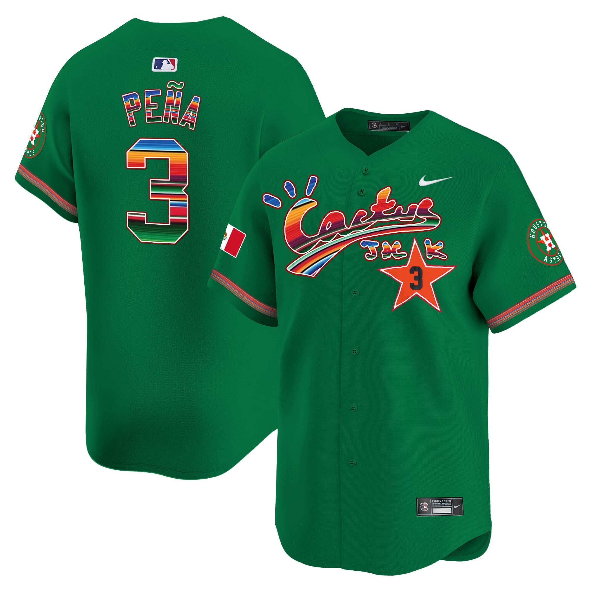 Men’s Houston Mexico Cactus Jack Vapor Premier Limited Jersey