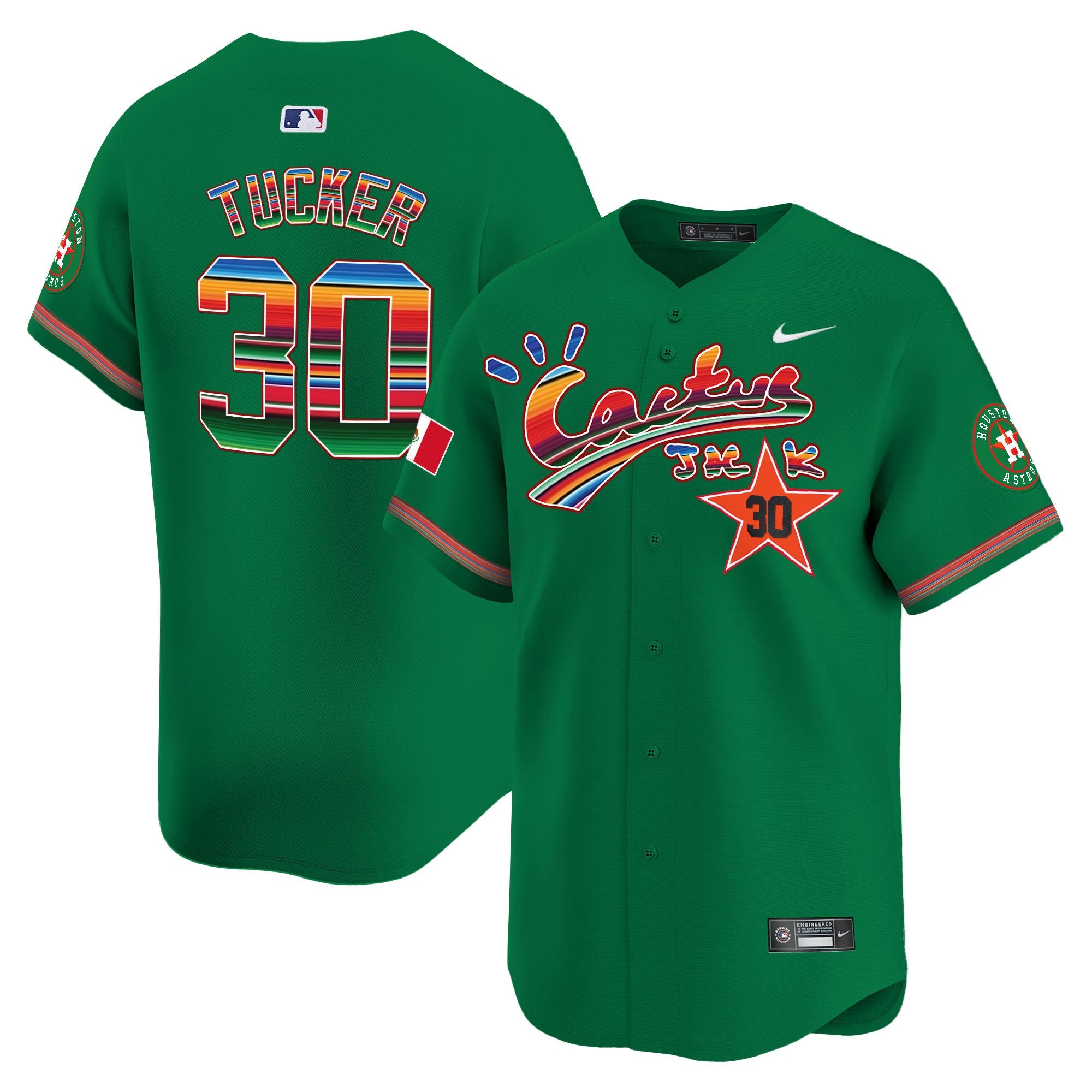 Men’s Houston Mexico Cactus Jack Vapor Premier Limited Jersey