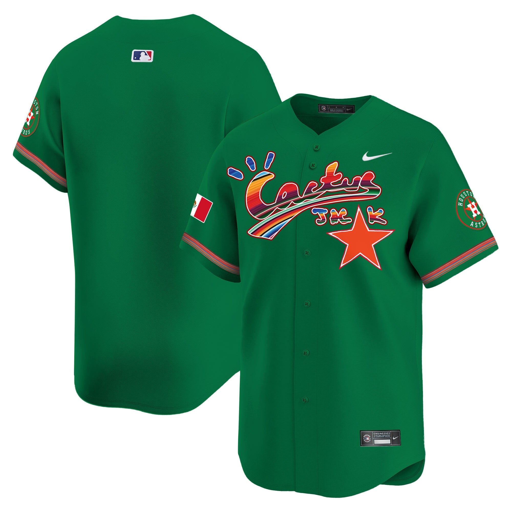 Men’s Houston Mexico Cactus Jack Vapor Premier Limited Jersey