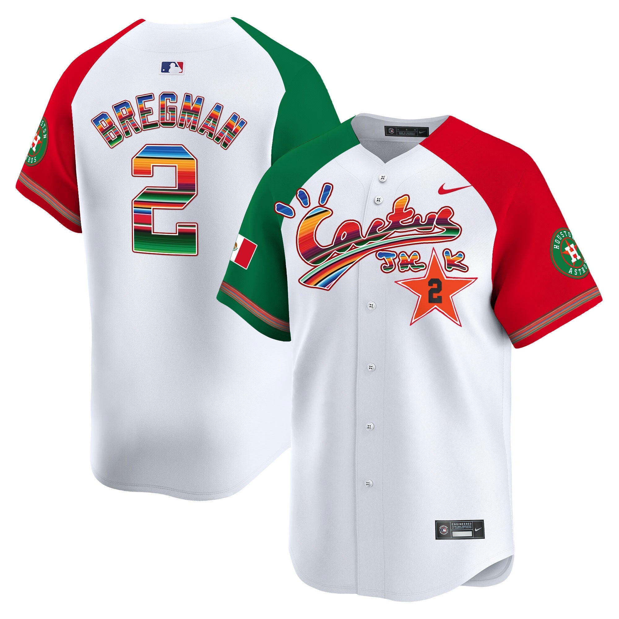Men’s Houston Mexico Cactus Jack Vapor Premier Limited Jersey