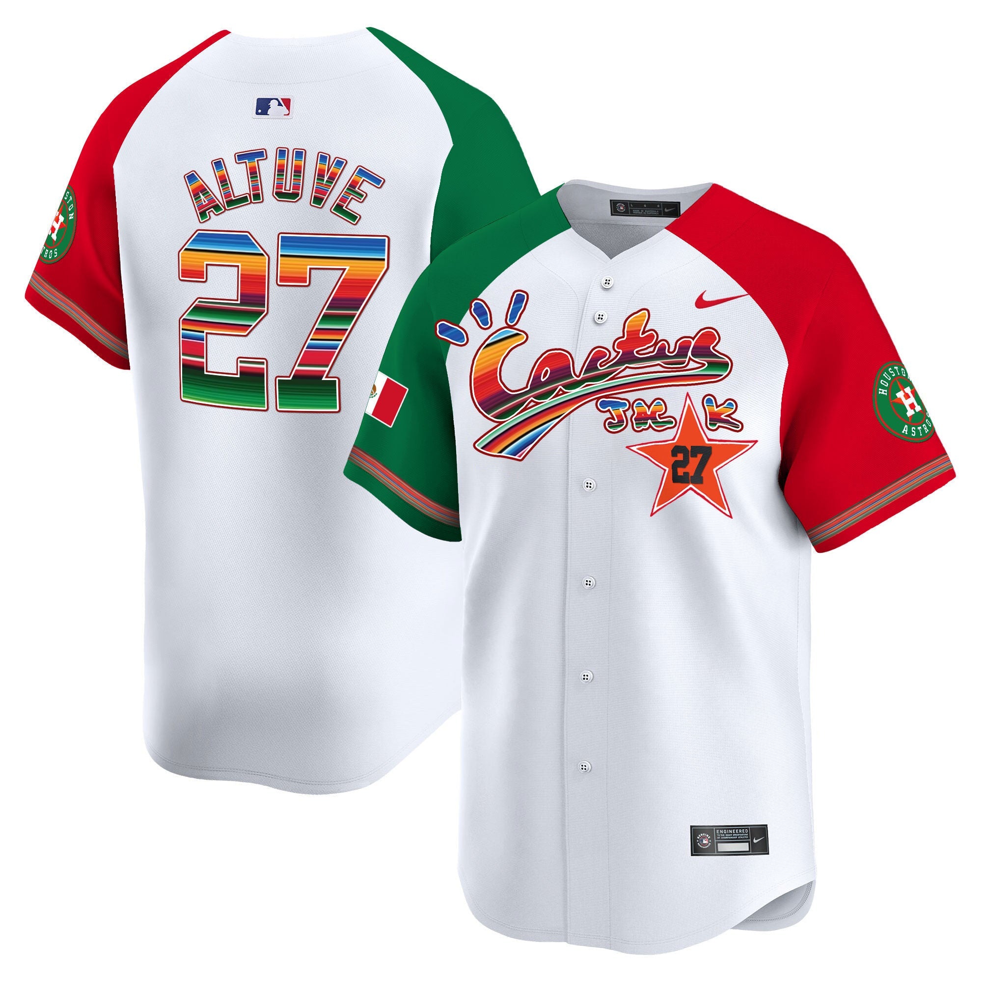 Men’s Houston Mexico Cactus Jack Vapor Premier Limited Jersey