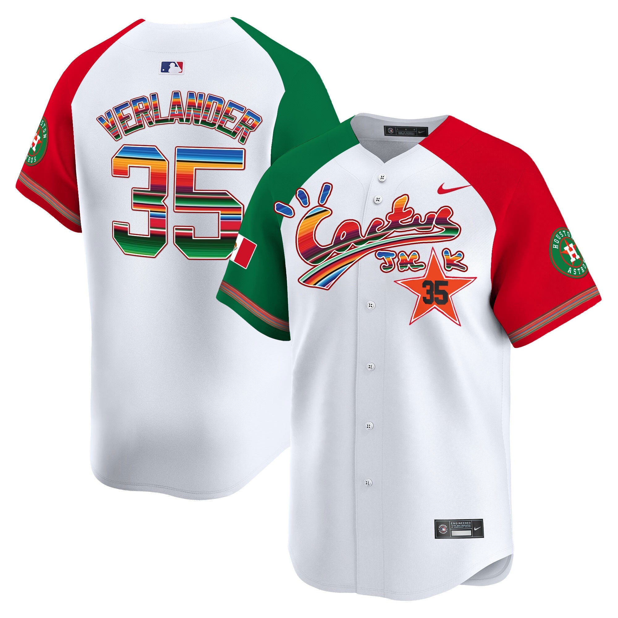 Men’s Houston Mexico Cactus Jack Vapor Premier Limited Jersey