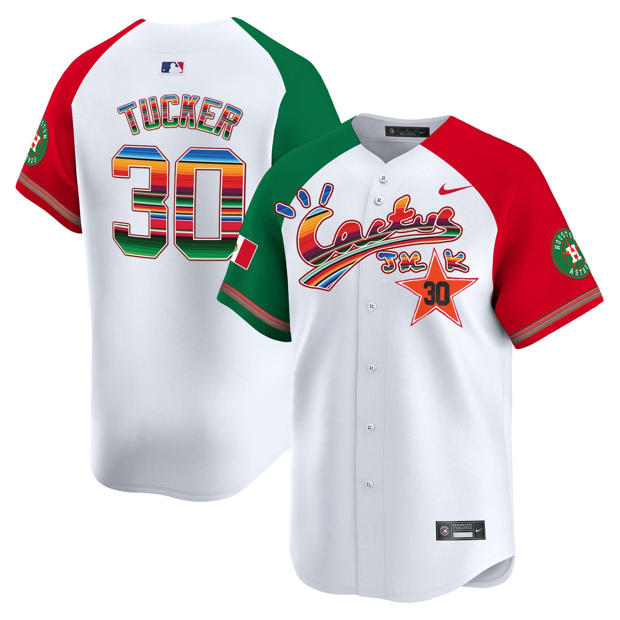 Men’s Houston Mexico Cactus Jack Vapor Premier Limited Jersey