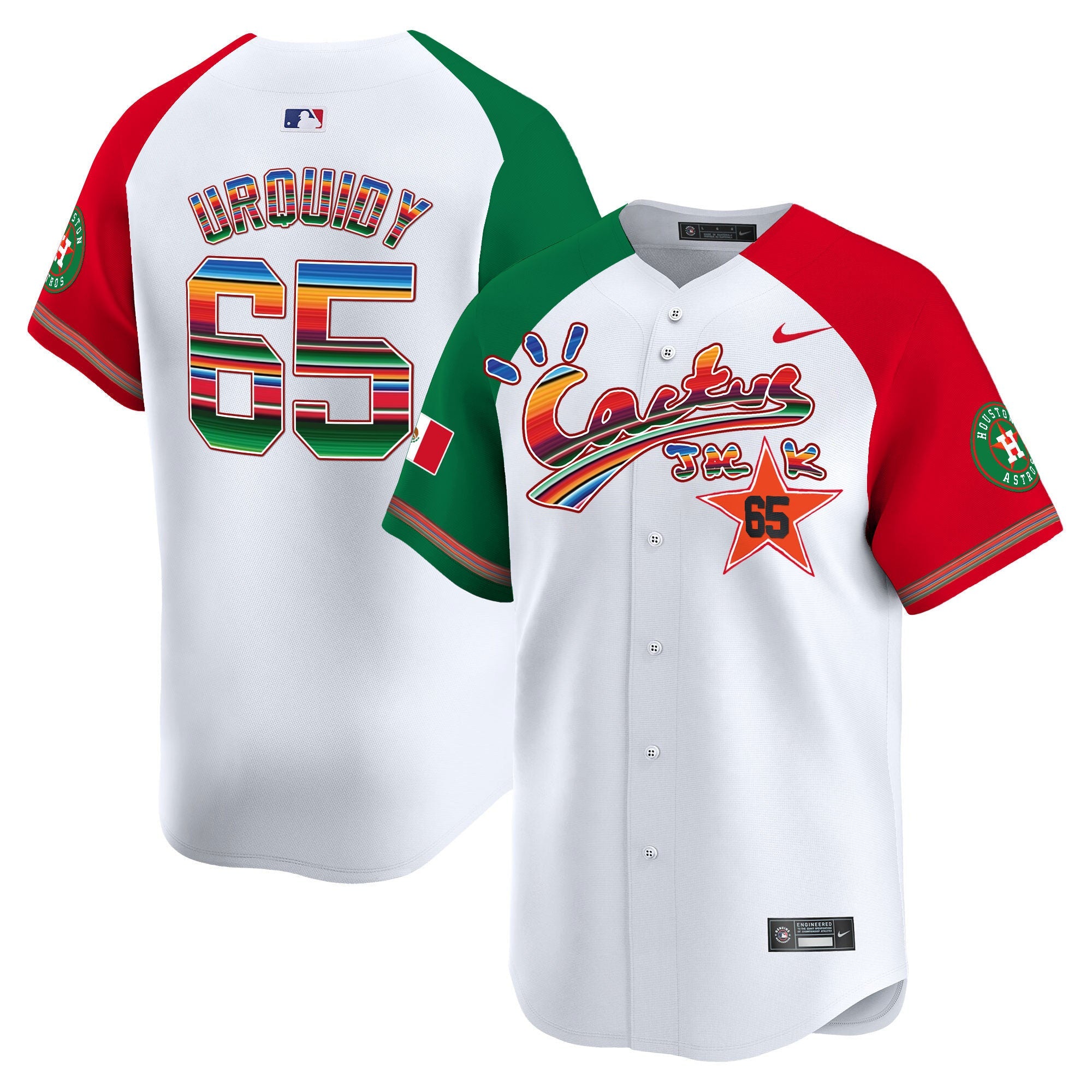Men’s Houston Mexico Cactus Jack Vapor Premier Limited Jersey