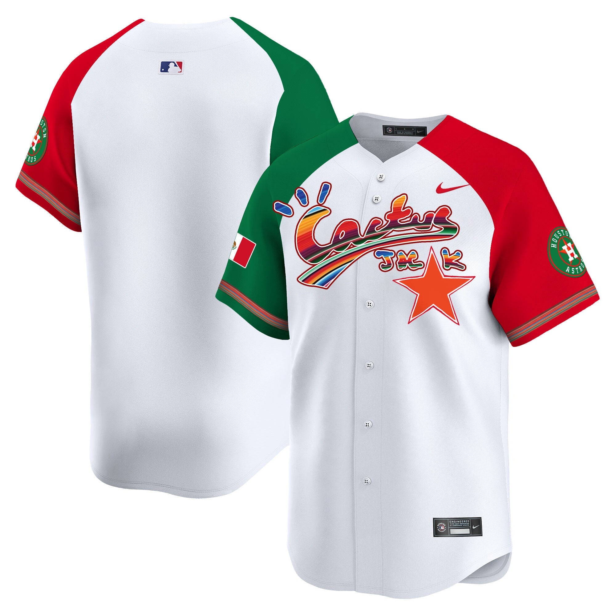 Men’s Houston Mexico Cactus Jack Vapor Premier Limited Jersey