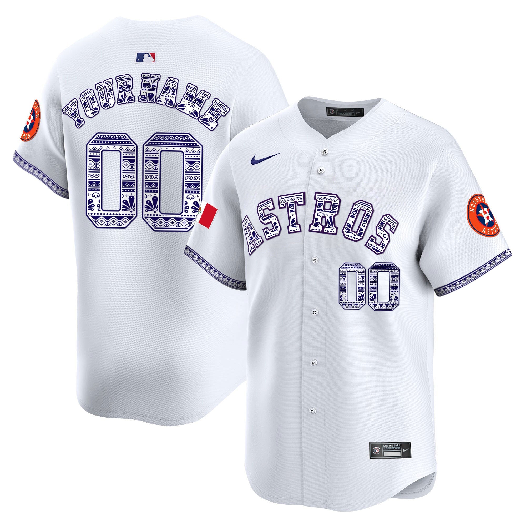 Houston Mexico Vapor Premier Limited Custom Jersey V2