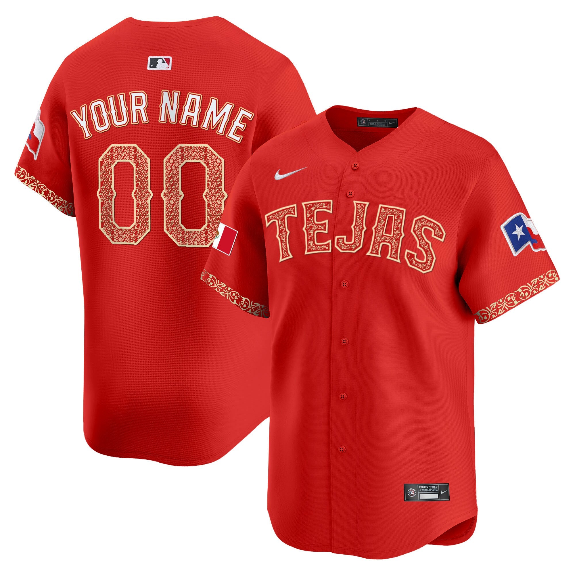 Texas Mexico Vapor Premier Limited Custom Jersey