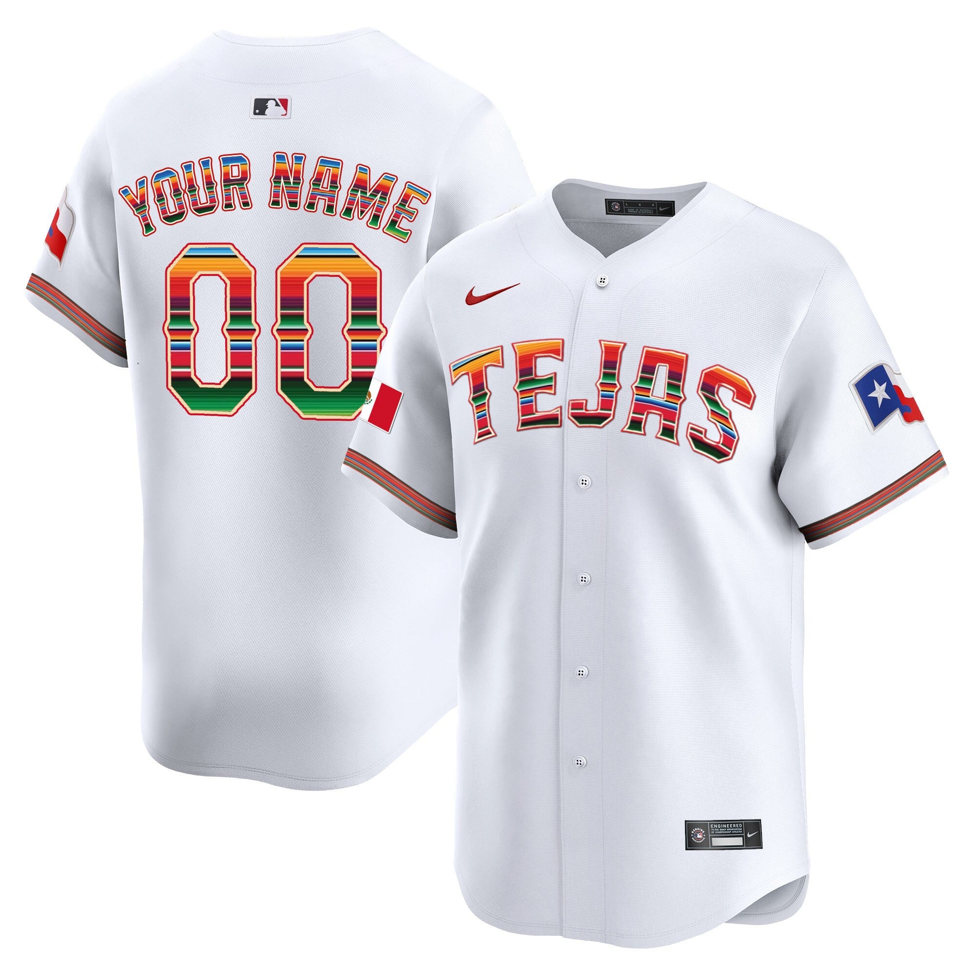 Texas Mexico Vapor Premier Limited Custom Jersey V2