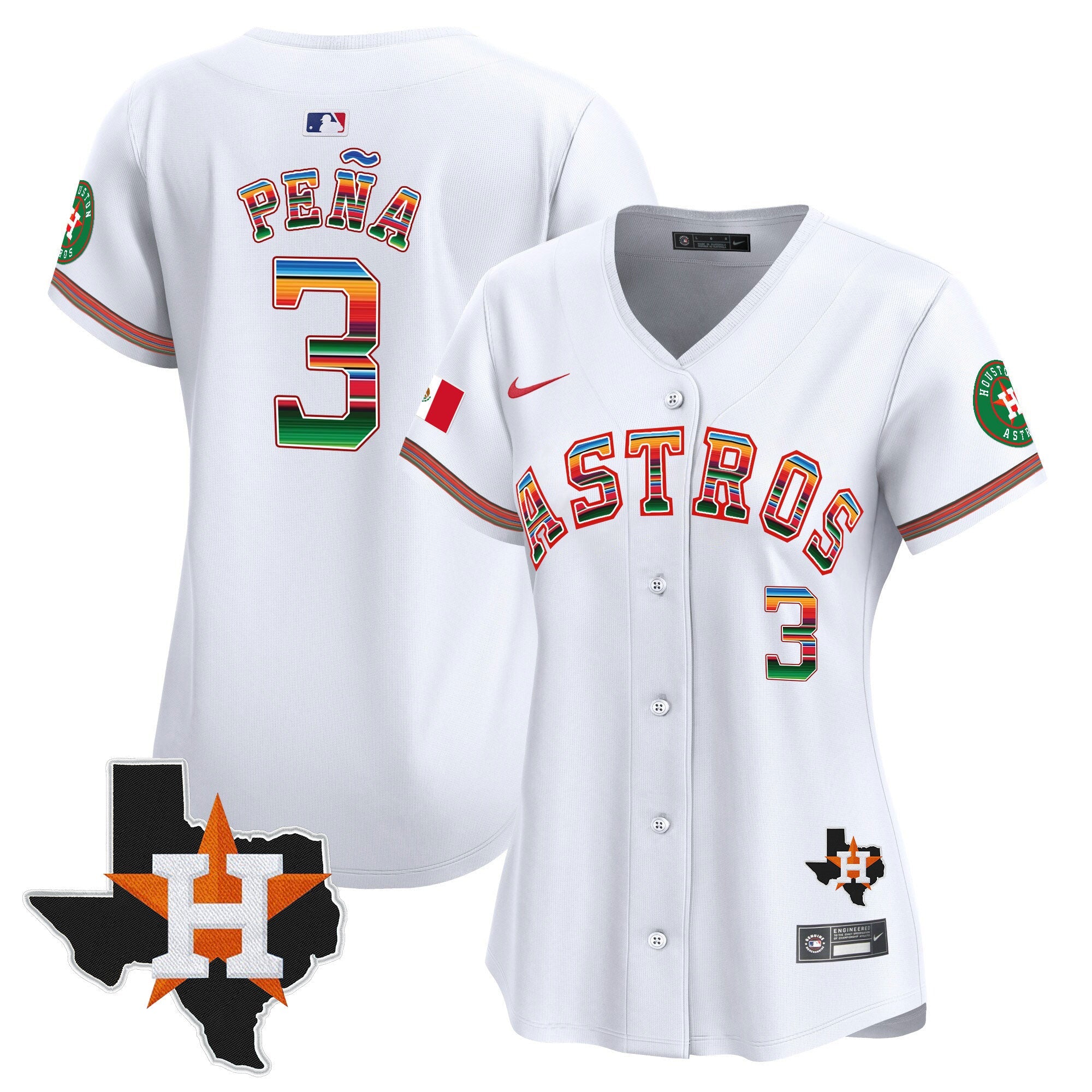 Women’s Mexico Texas Patch Vapor Premier Limited Jersey