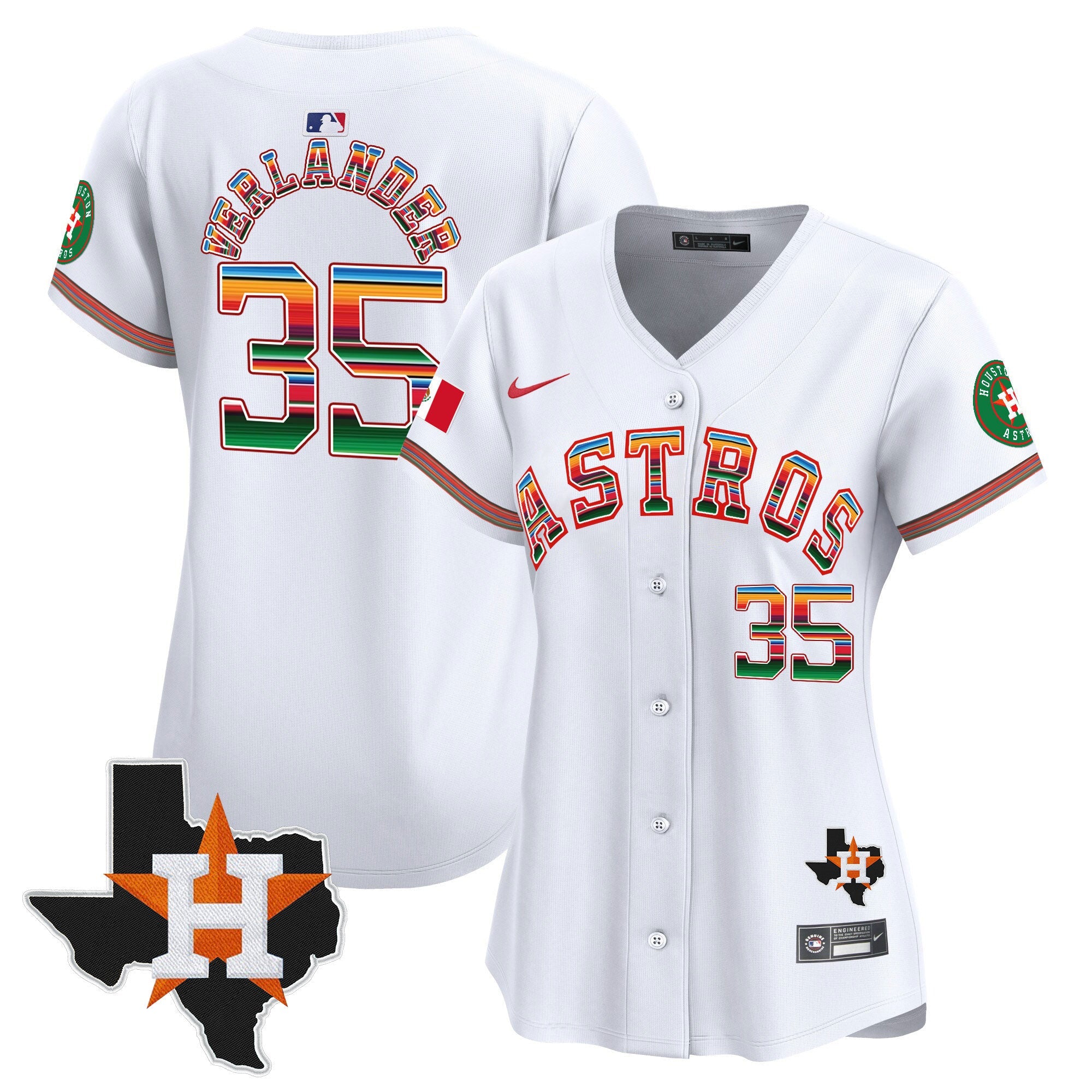 Women’s Mexico Texas Patch Vapor Premier Limited Jersey