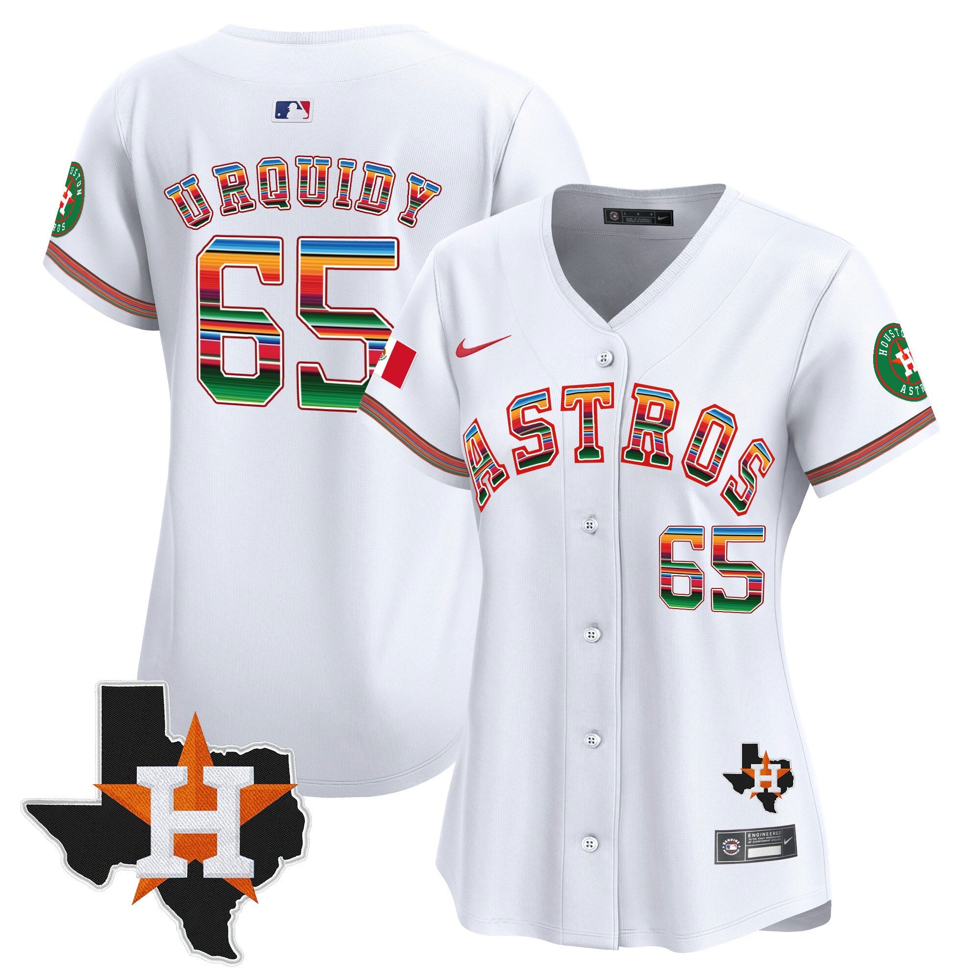 Women’s Mexico Texas Patch Vapor Premier Limited Jersey