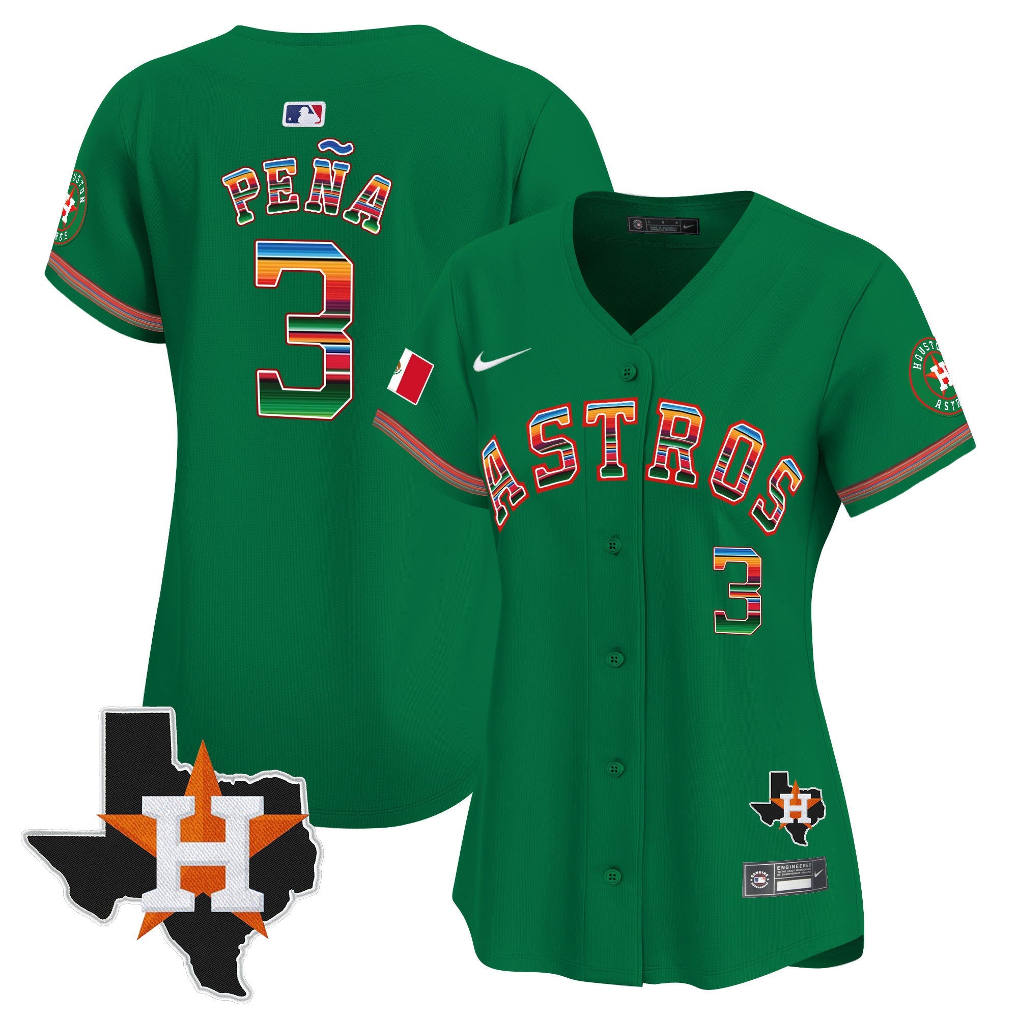 Women’s Mexico Texas Patch Vapor Premier Limited Jersey