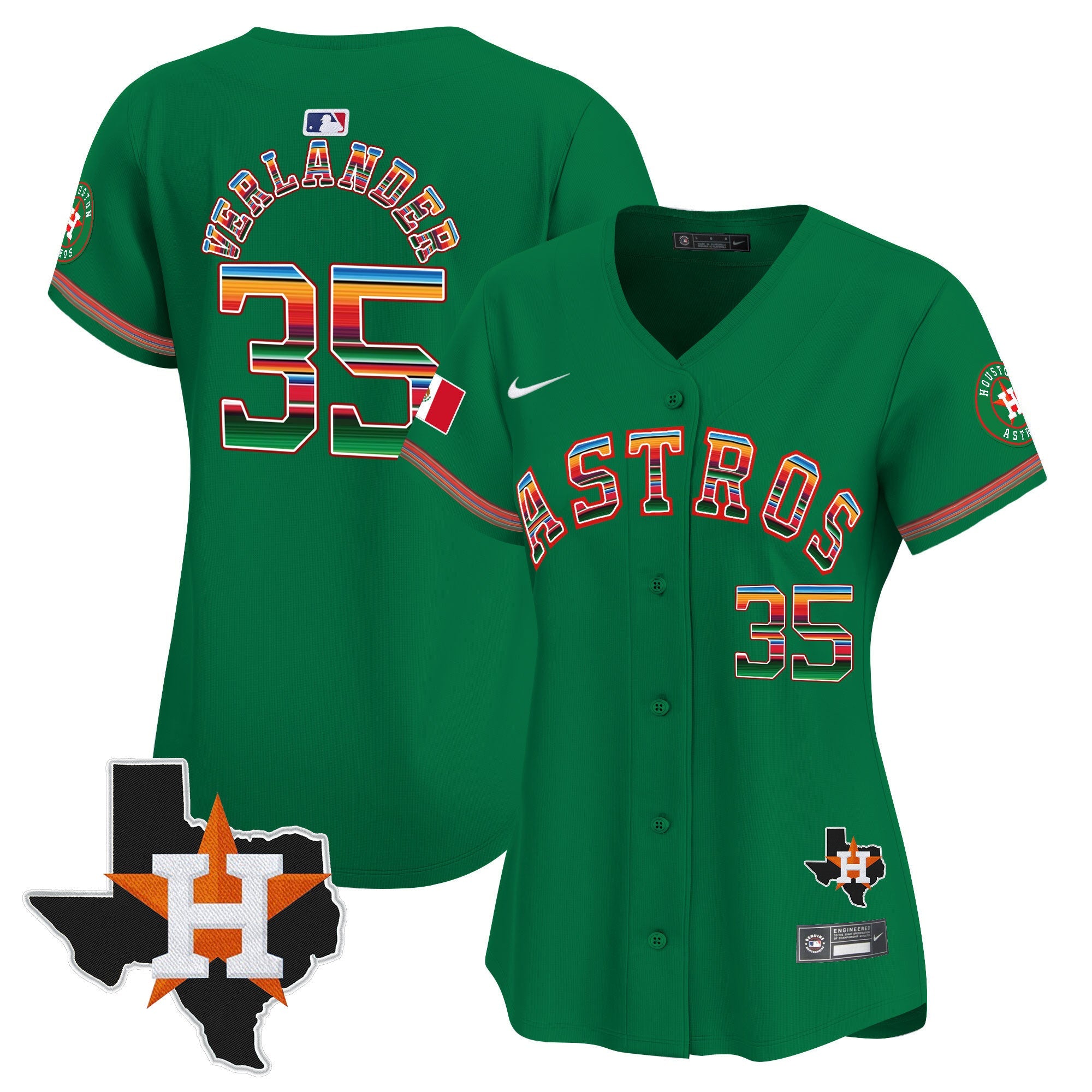 Women’s Mexico Texas Patch Vapor Premier Limited Jersey