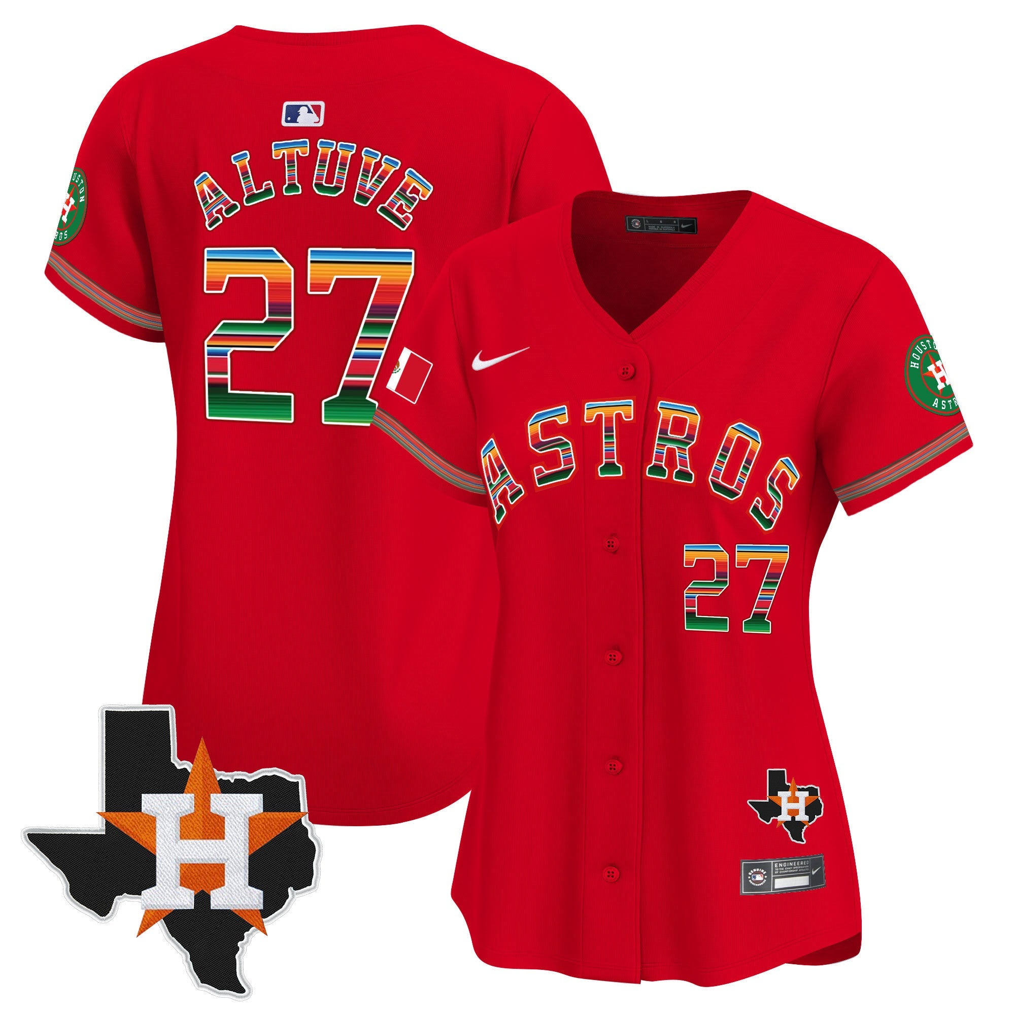 Women’s Mexico Texas Patch Vapor Premier Limited Jersey