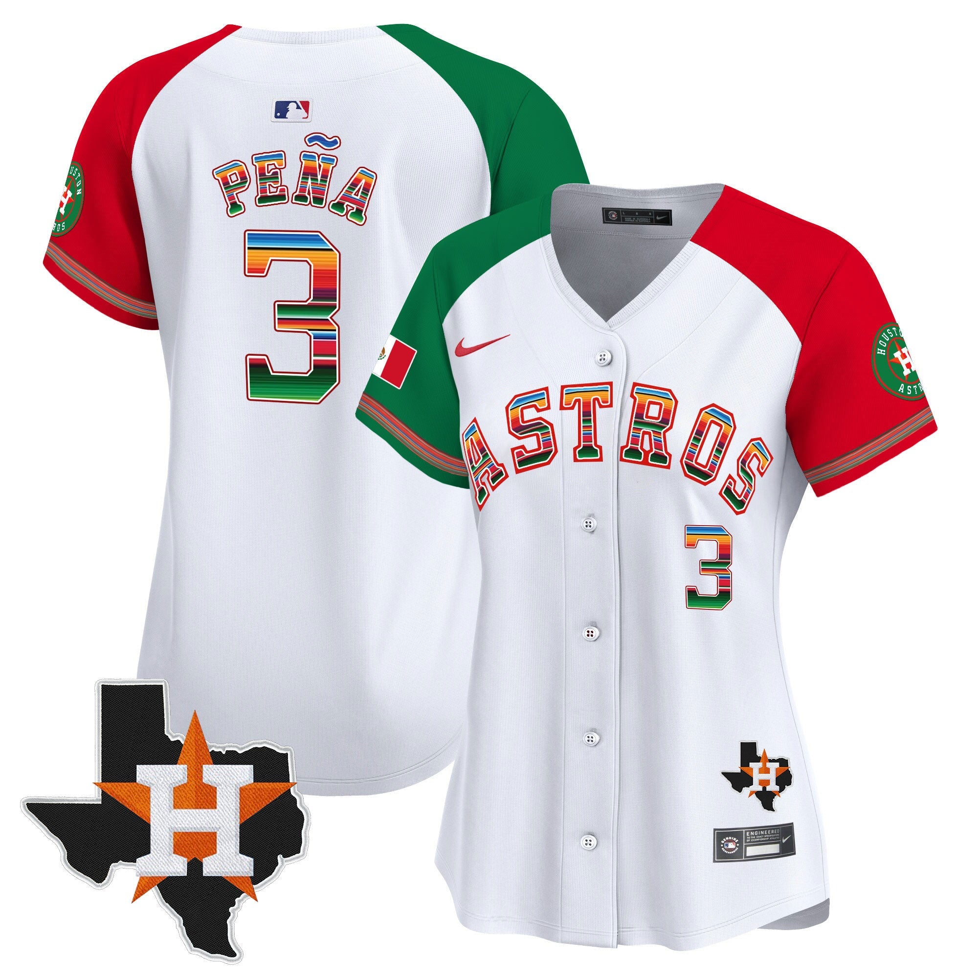 Women’s Mexico Texas Patch Vapor Premier Limited Jersey