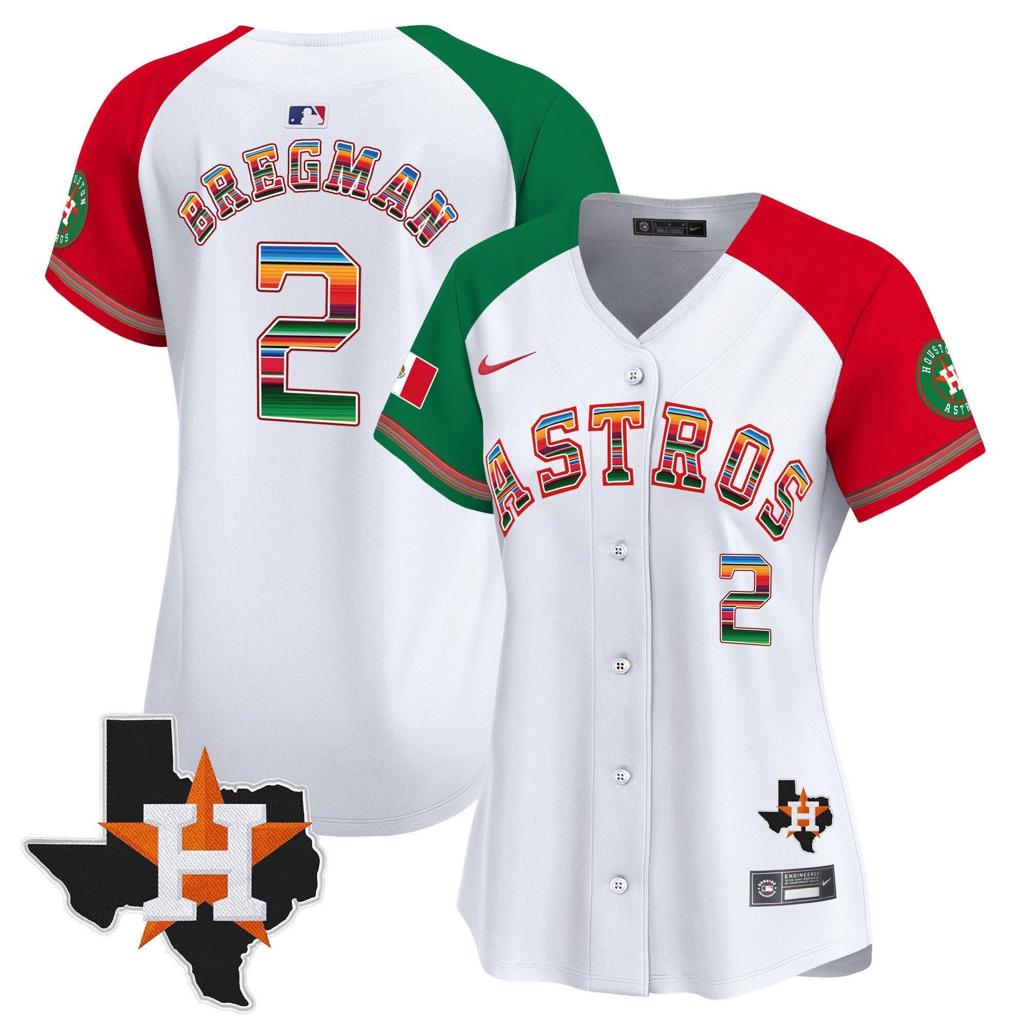 Women’s Mexico Texas Patch Vapor Premier Limited Jersey