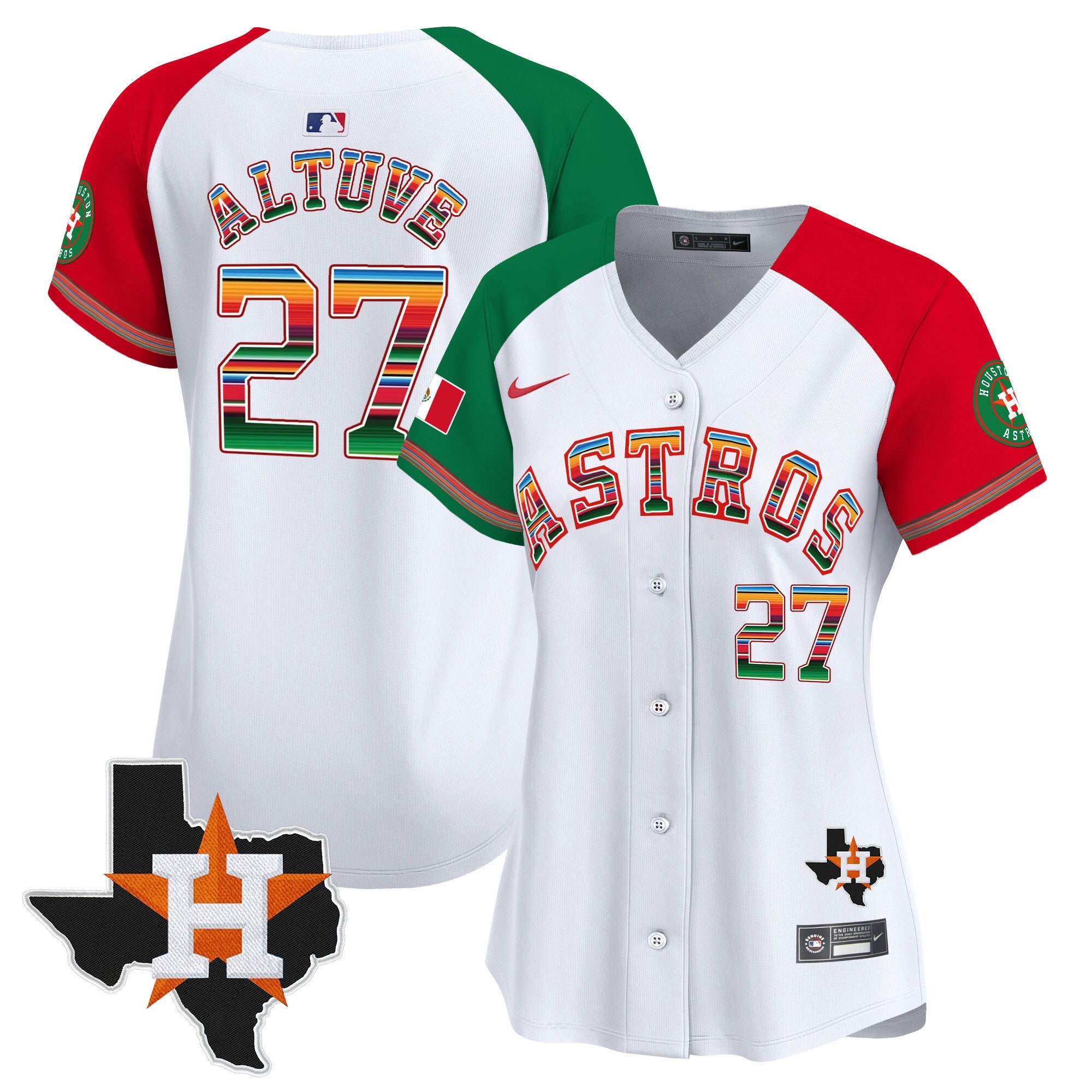 Women’s Mexico Texas Patch Vapor Premier Limited Jersey