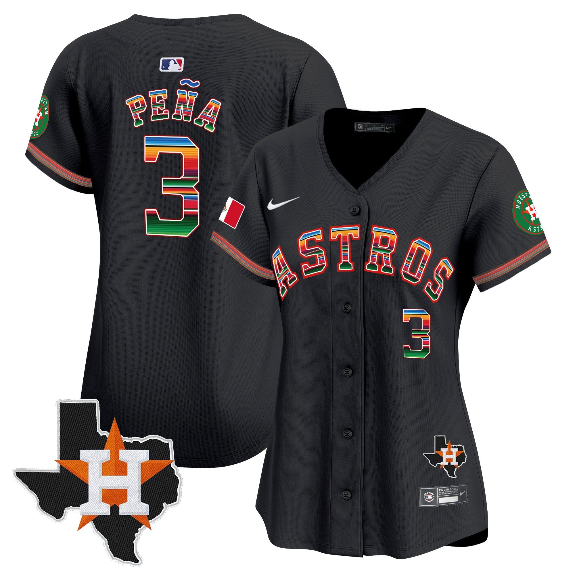 Women’s Mexico Texas Patch Vapor Premier Limited Jersey