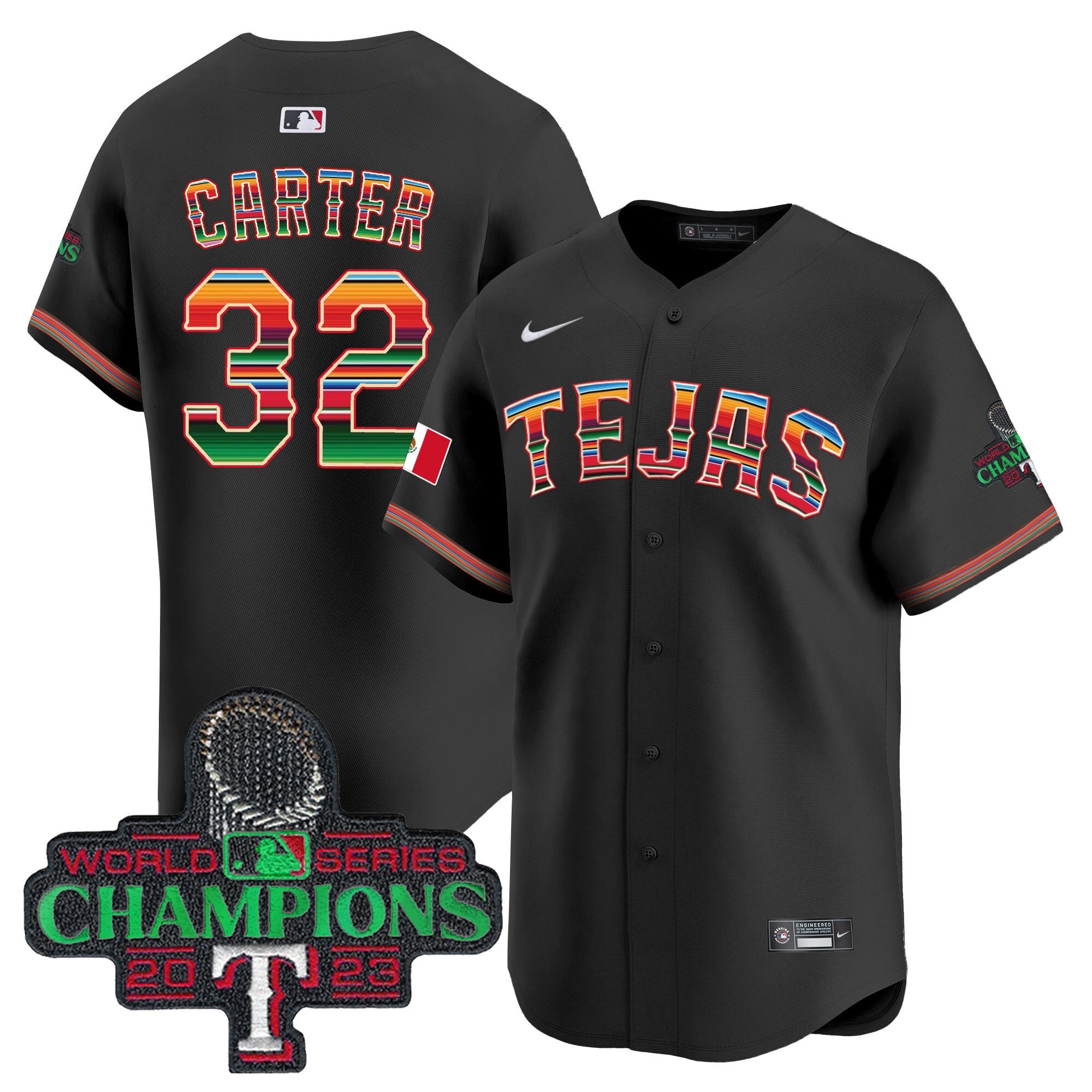 Men’s Texas Mexico Champions Patch Vapor Premier Limited Jersey