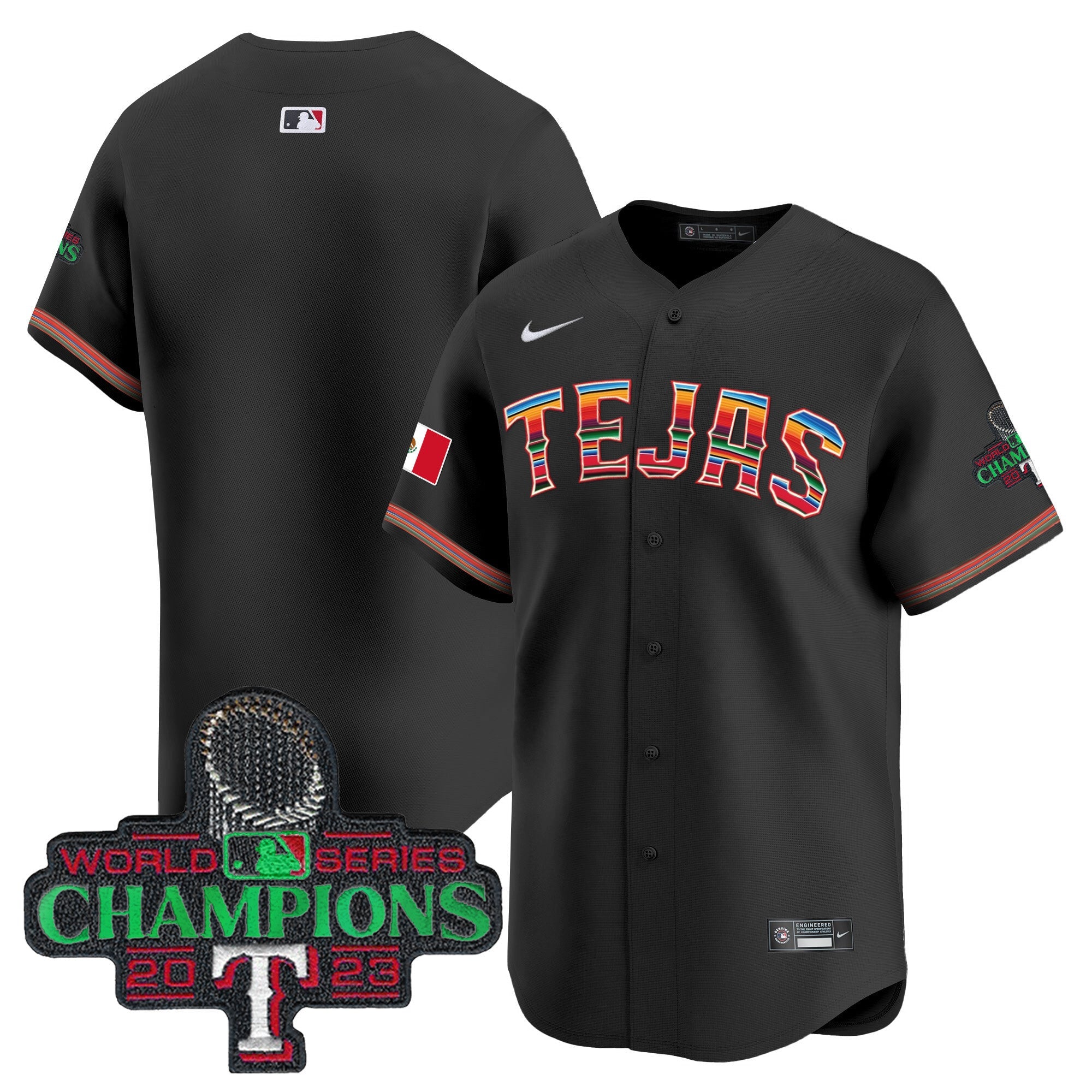 Men’s Texas Mexico Champions Patch Vapor Premier Limited Jersey