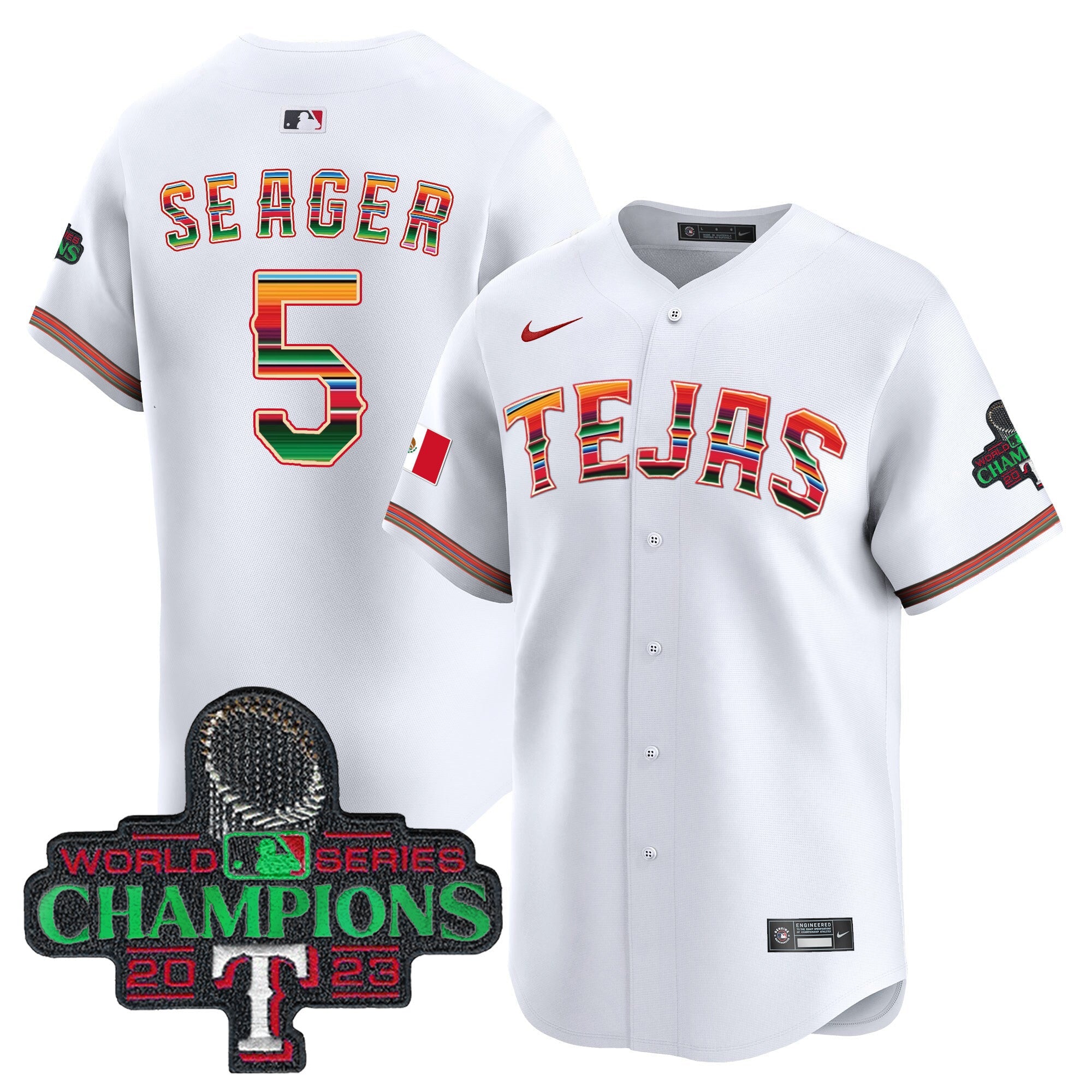 Men’s Texas Mexico Champions Patch Vapor Premier Limited Jersey