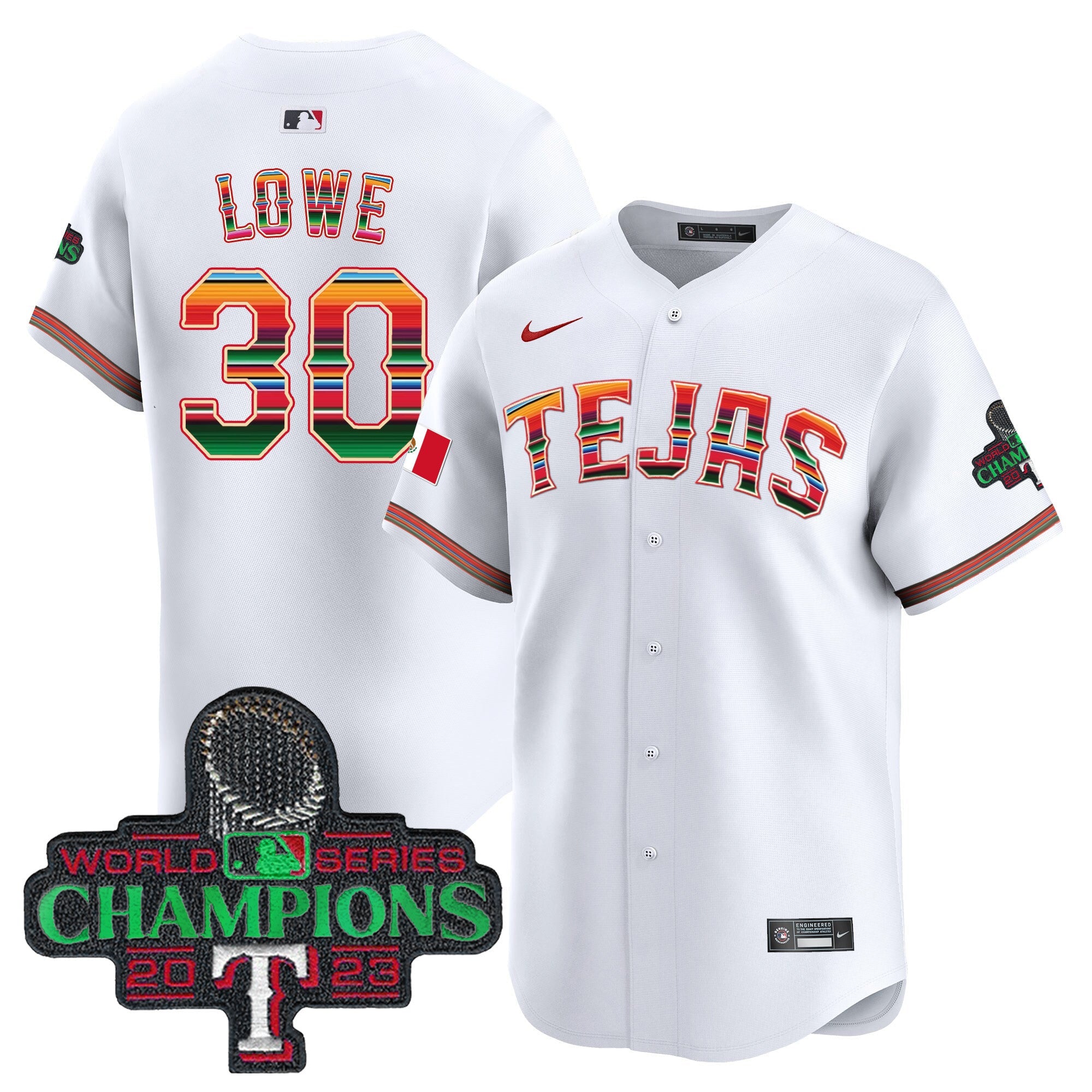 Men’s Texas Mexico Champions Patch Vapor Premier Limited Jersey