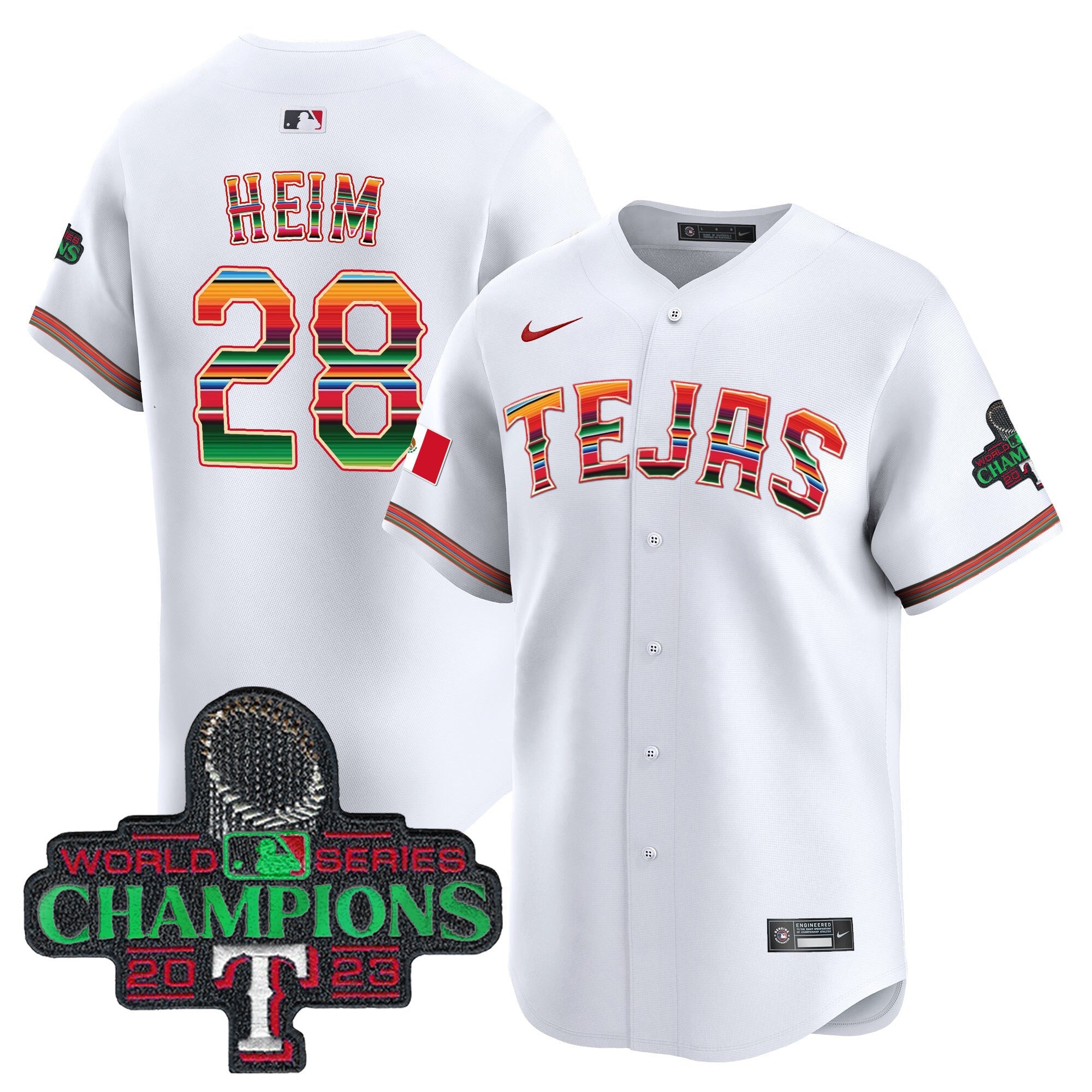 Men’s Texas Mexico Champions Patch Vapor Premier Limited Jersey