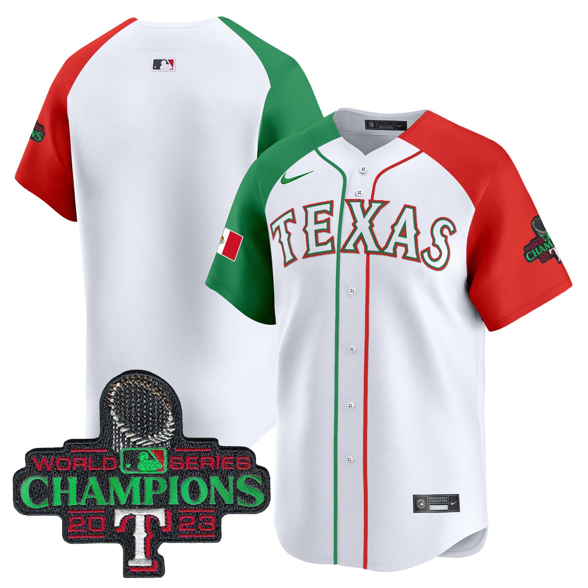 Men’s Texas Mexico Champions Patch Vapor Premier Limited Jersey