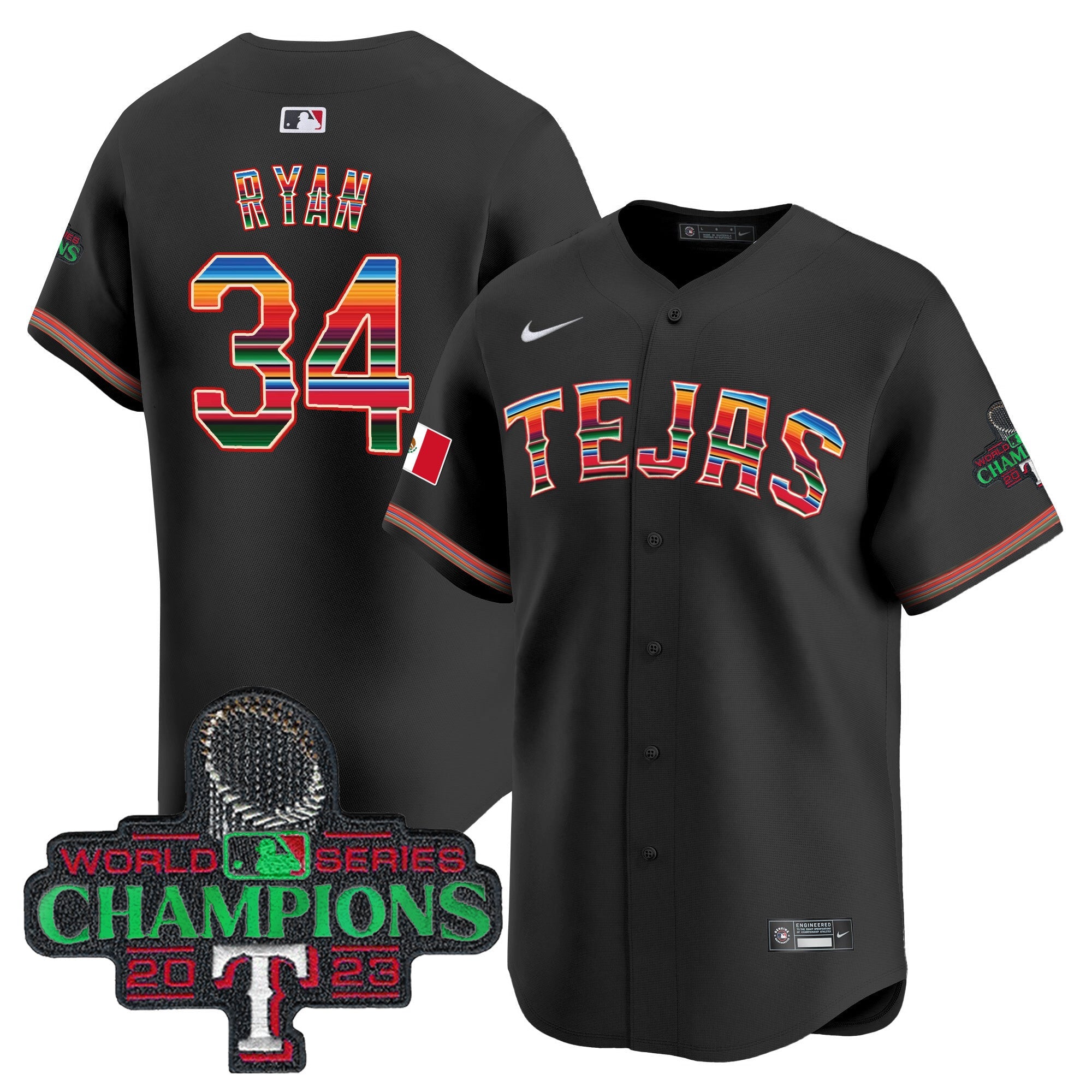 Men’s Texas Mexico Champions Patch Vapor Premier Limited Jersey
