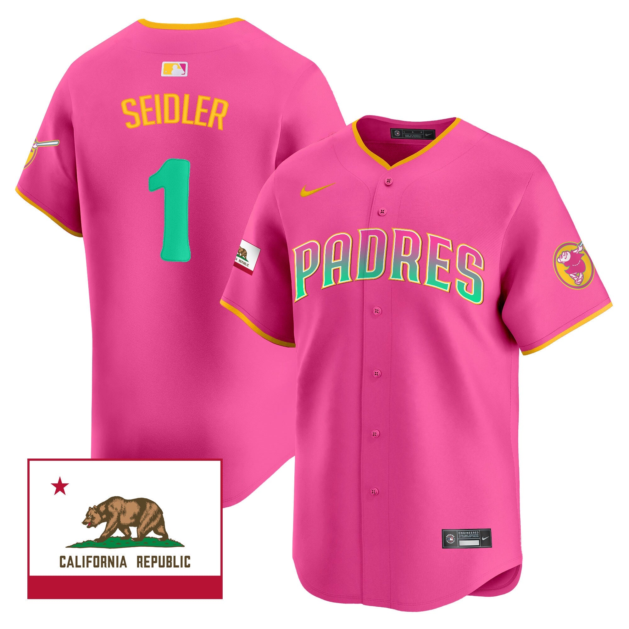 Men’s 2024 San Diego City Style Vapor Premier Limited Jersey V2