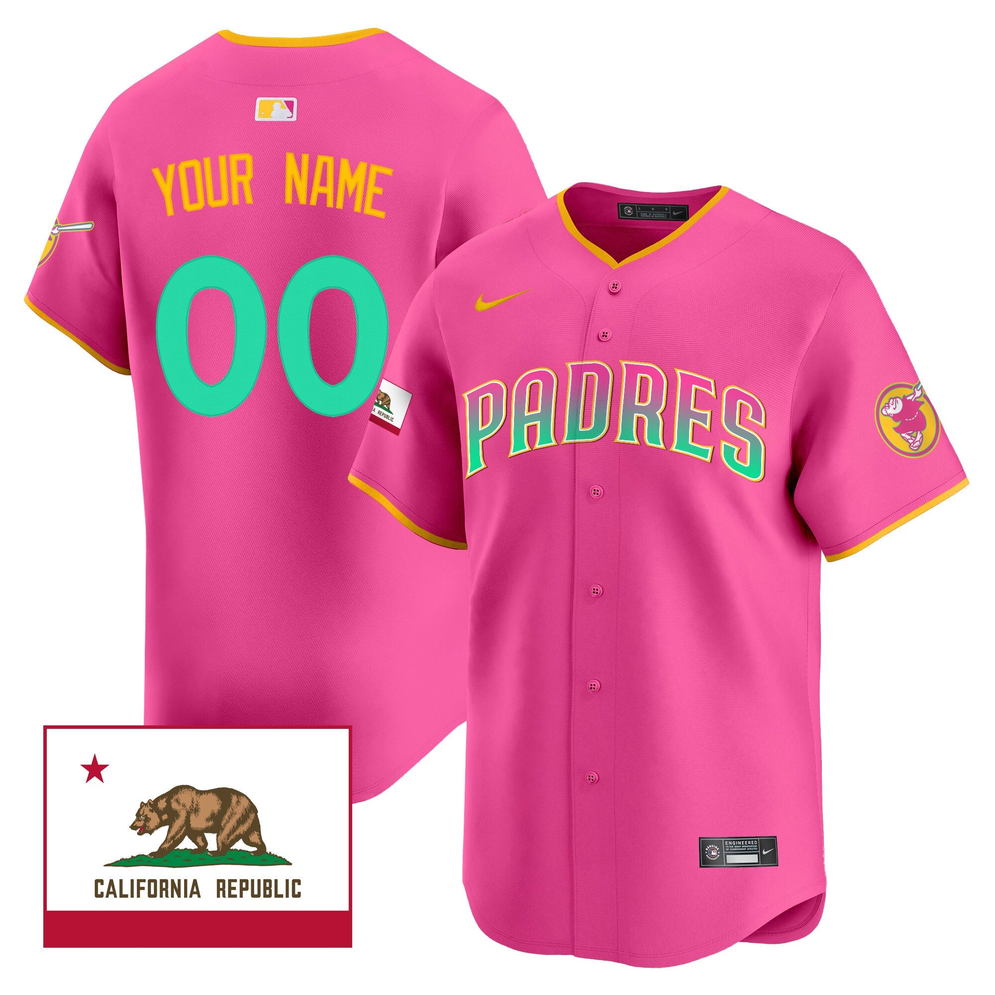 2024 San Diego City Style Vapor Premier Limited Custom Jersey V2