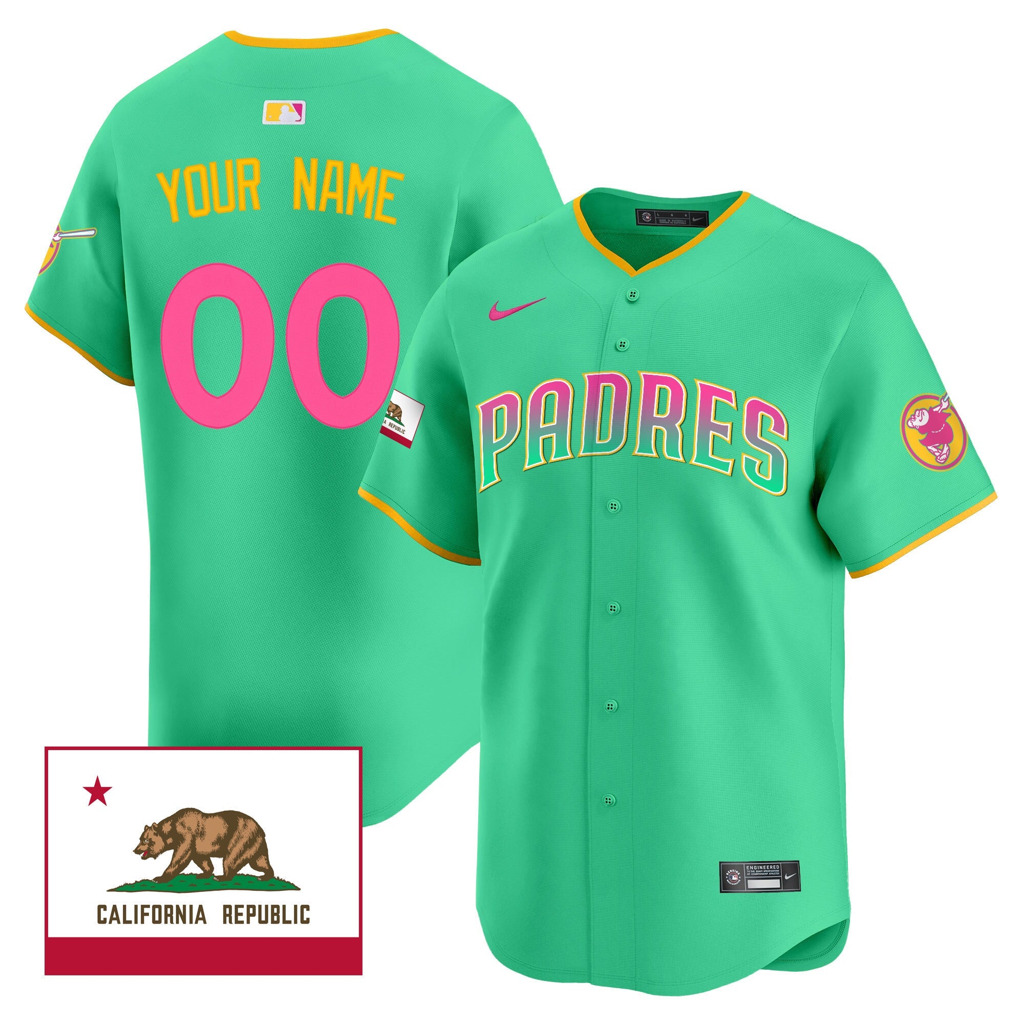2024 San Diego City Style Vapor Premier Limited Custom Jersey V2