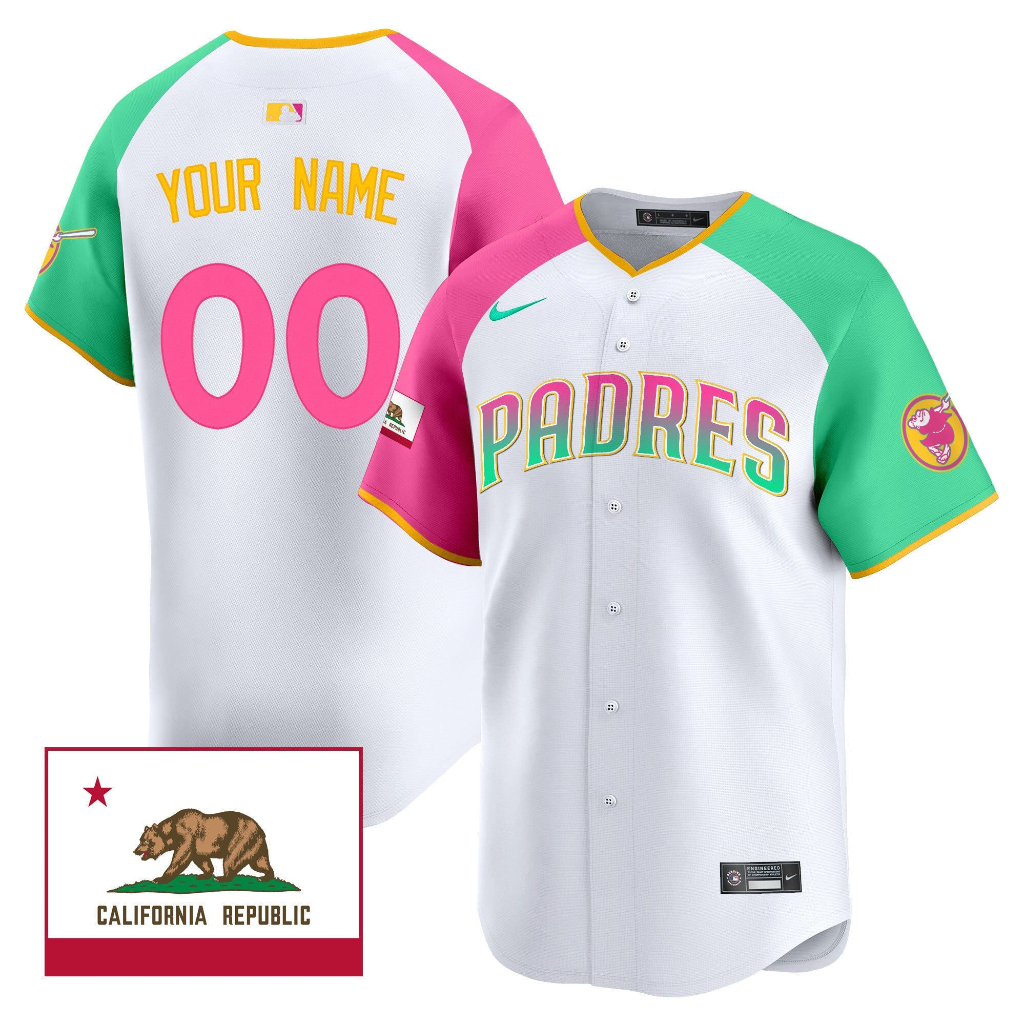 2024 San Diego City Style Vapor Premier Limited Custom Jersey V2