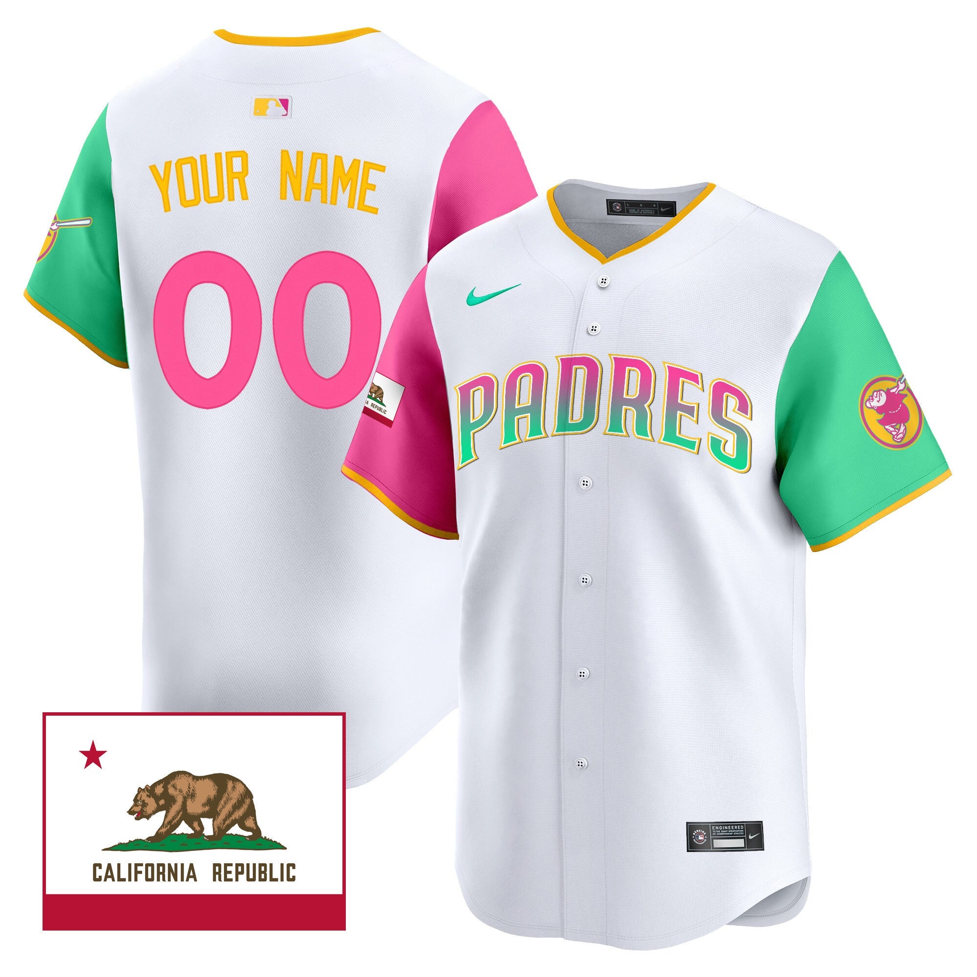 2024 San Diego City Style Vapor Premier Limited Custom Jersey V2