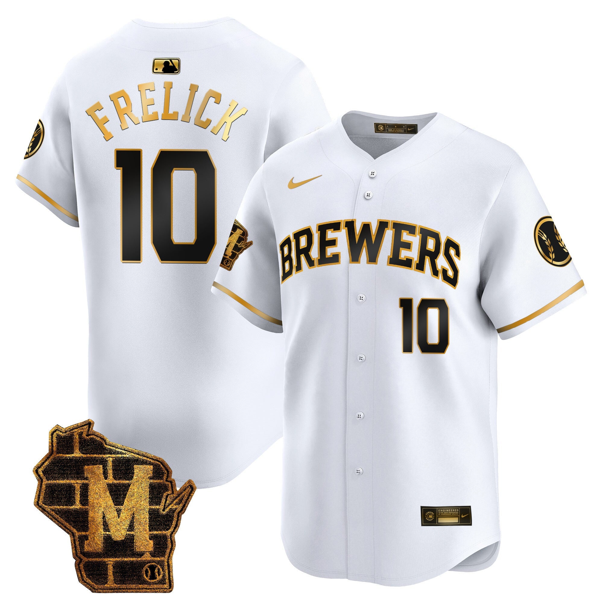 Men’s Milwaukee Home Patch Vapor Premier Limited Jersey