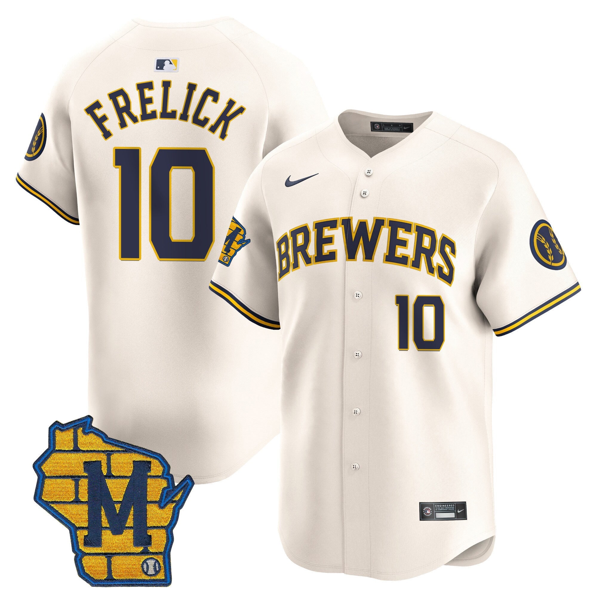 Men’s Milwaukee Home Patch Vapor Premier Limited Jersey
