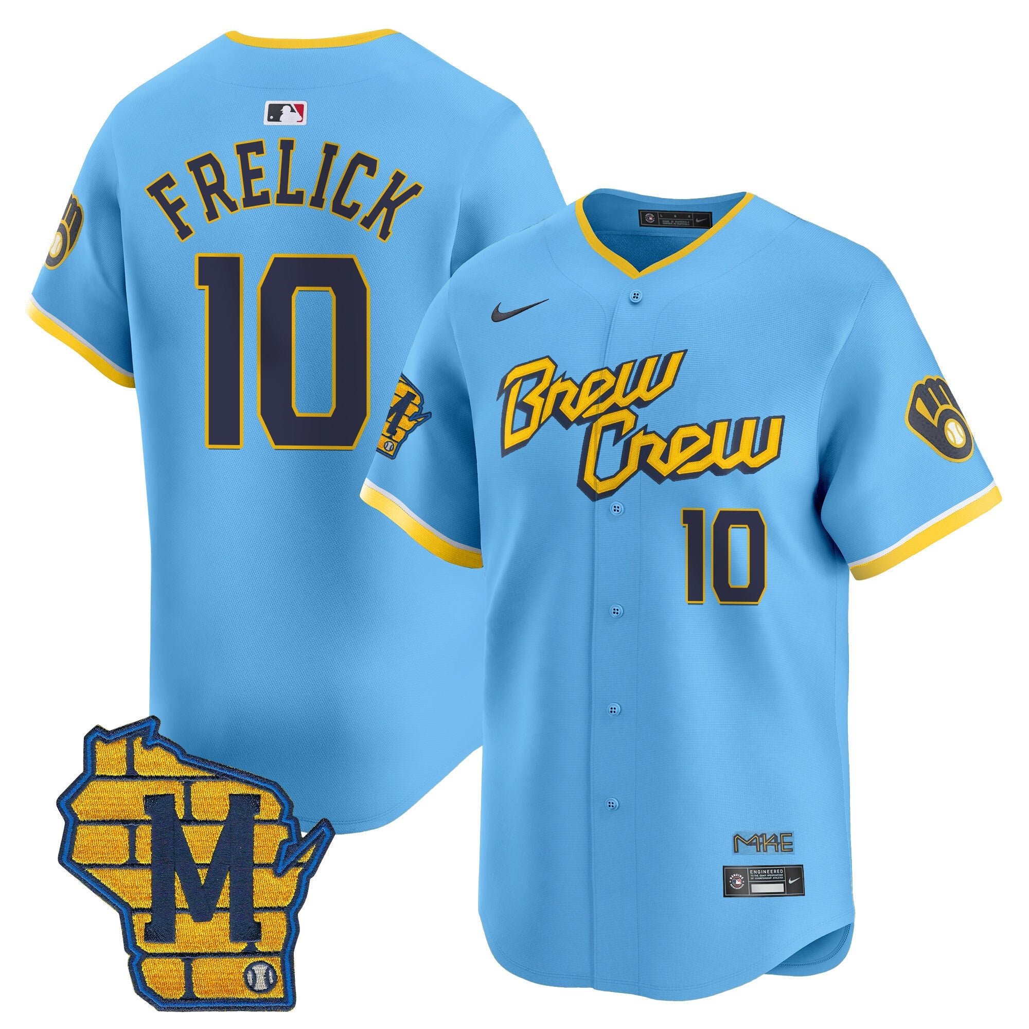 Men’s Milwaukee Home Patch Vapor Premier Limited Jersey