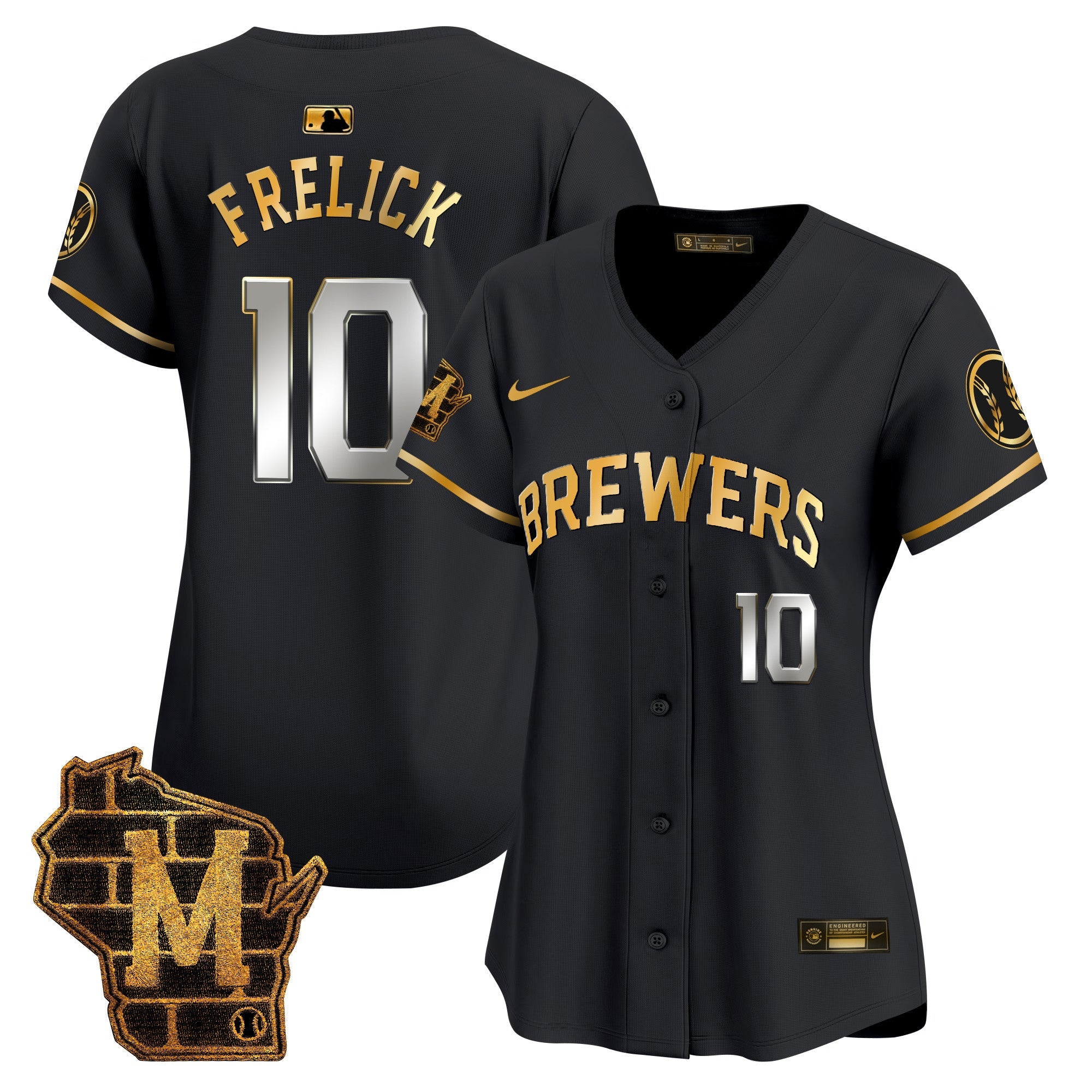 Women’s Milwaukee Home Patch Vapor Premier Limited Jersey